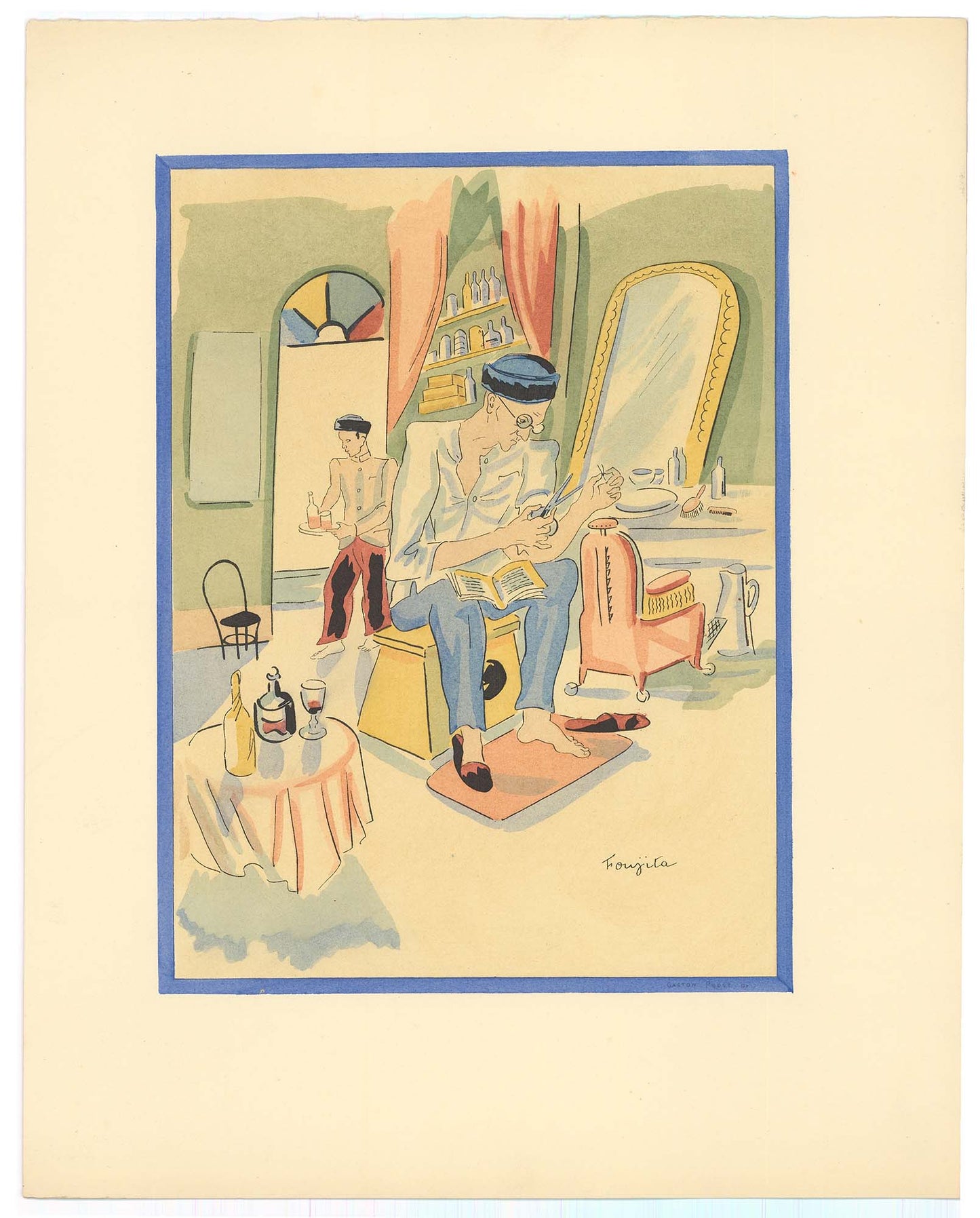 Léonard Tsuguharu Foujita; Arts and Crafts Art G S Pawn