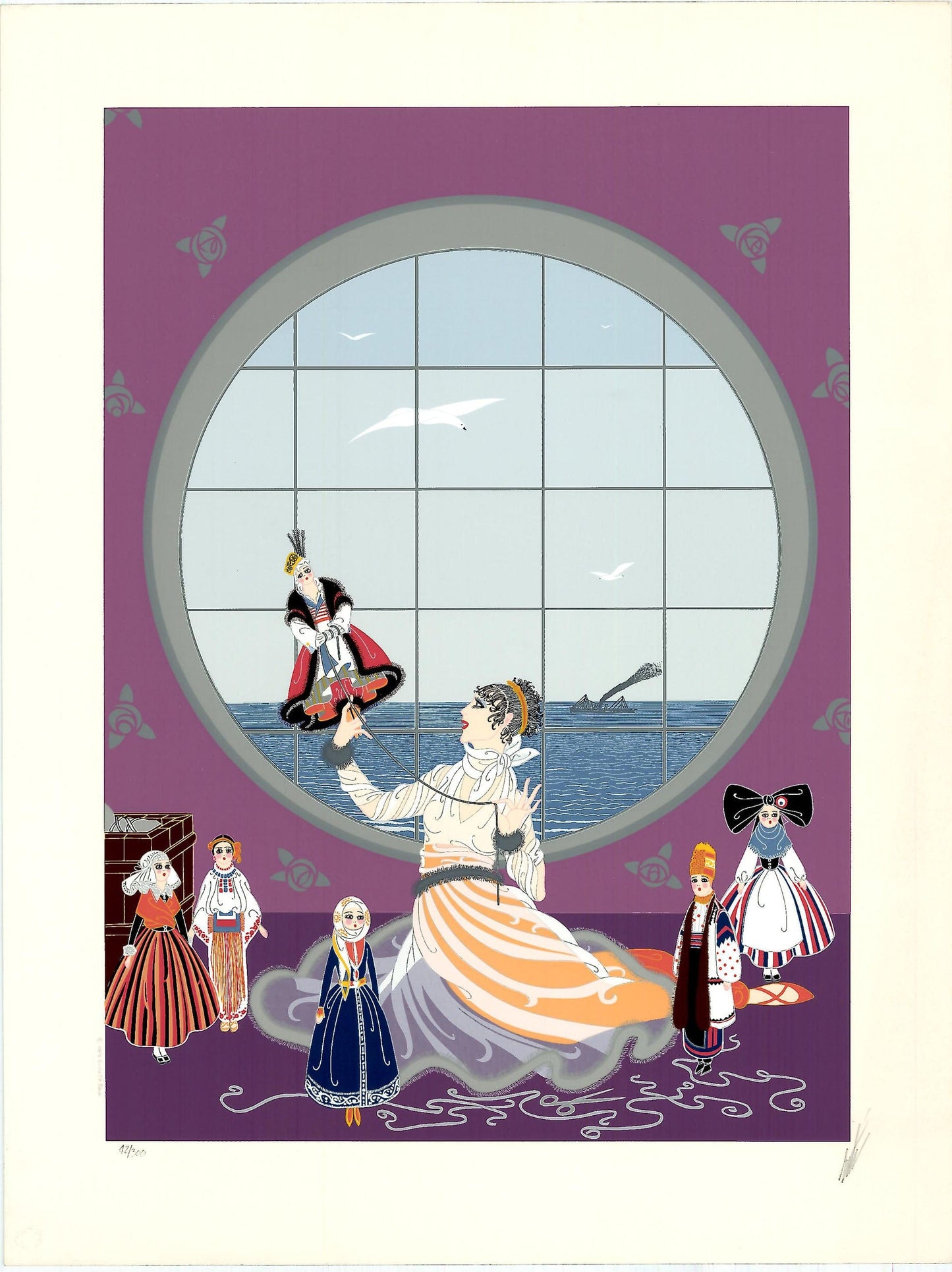 Erte - Les Poupees Russes Art Gold & Silver Pawn Shop