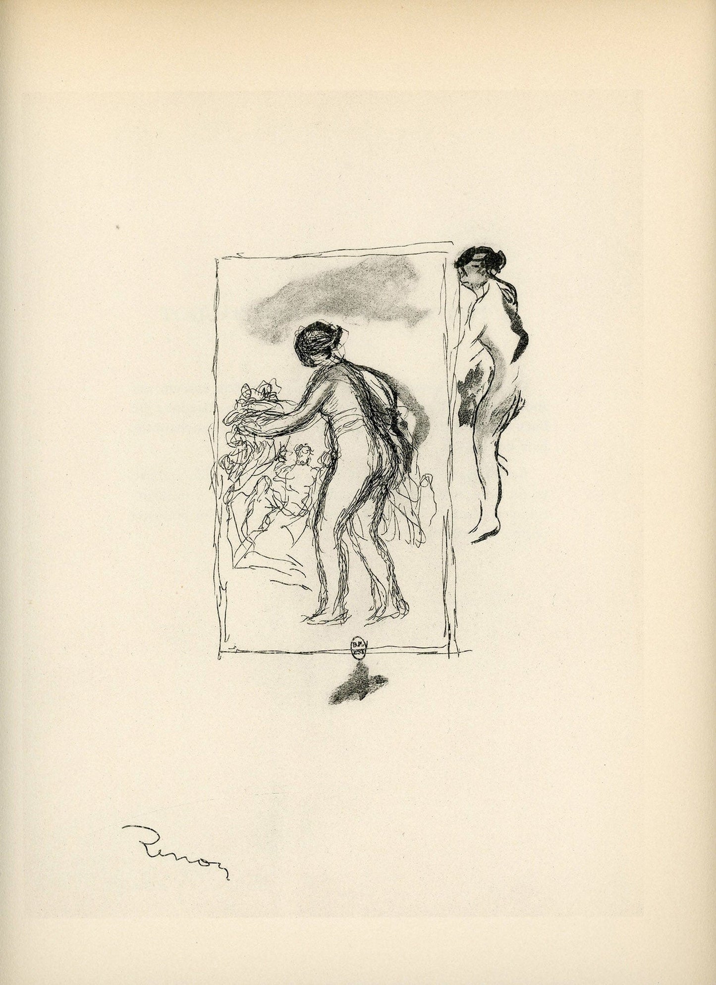 After Renoir - Femme au cep de Vigne V Art G S Pawn