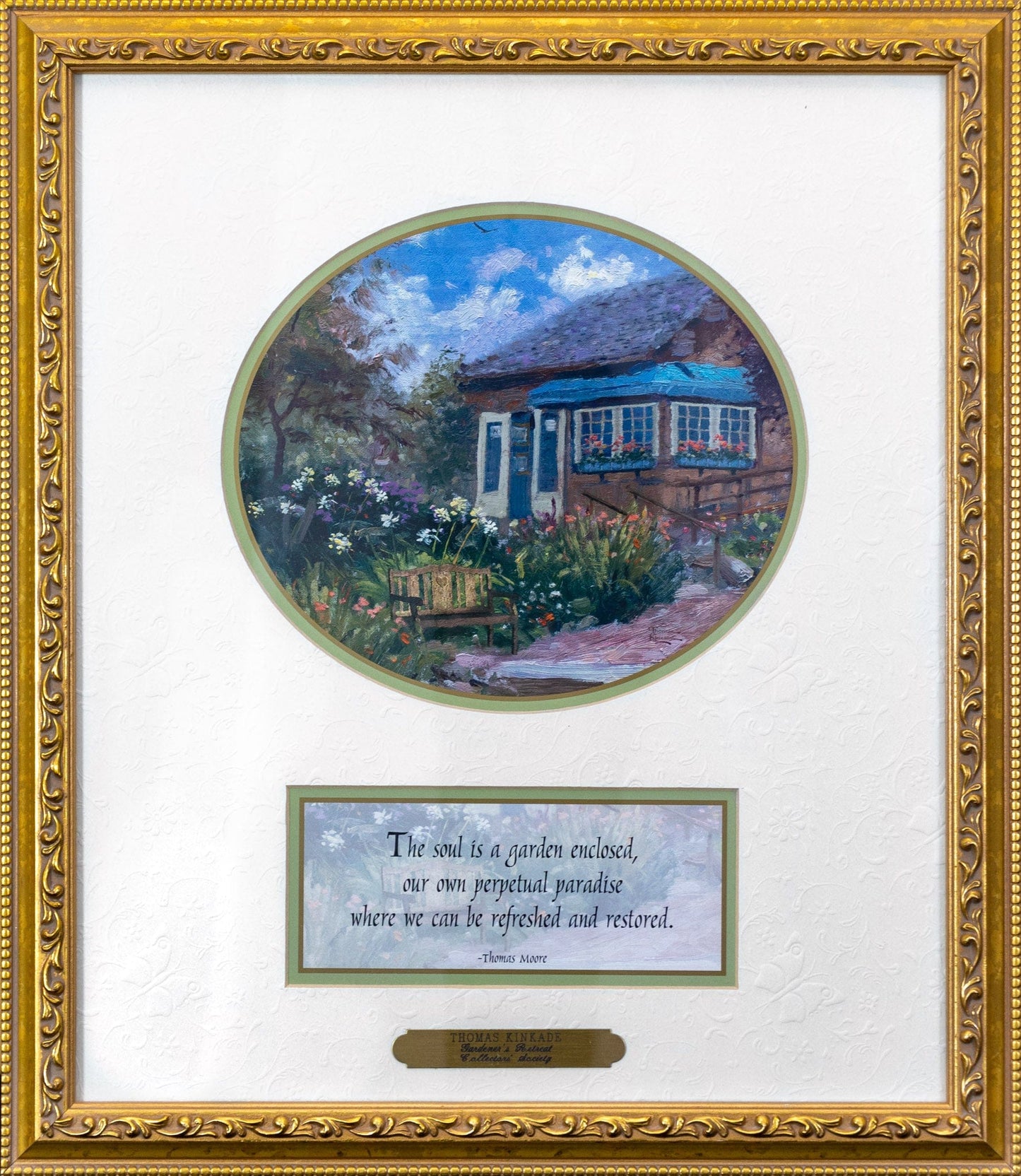 Thomas Kinkade: Gardeners Retreat Art G S Pawn