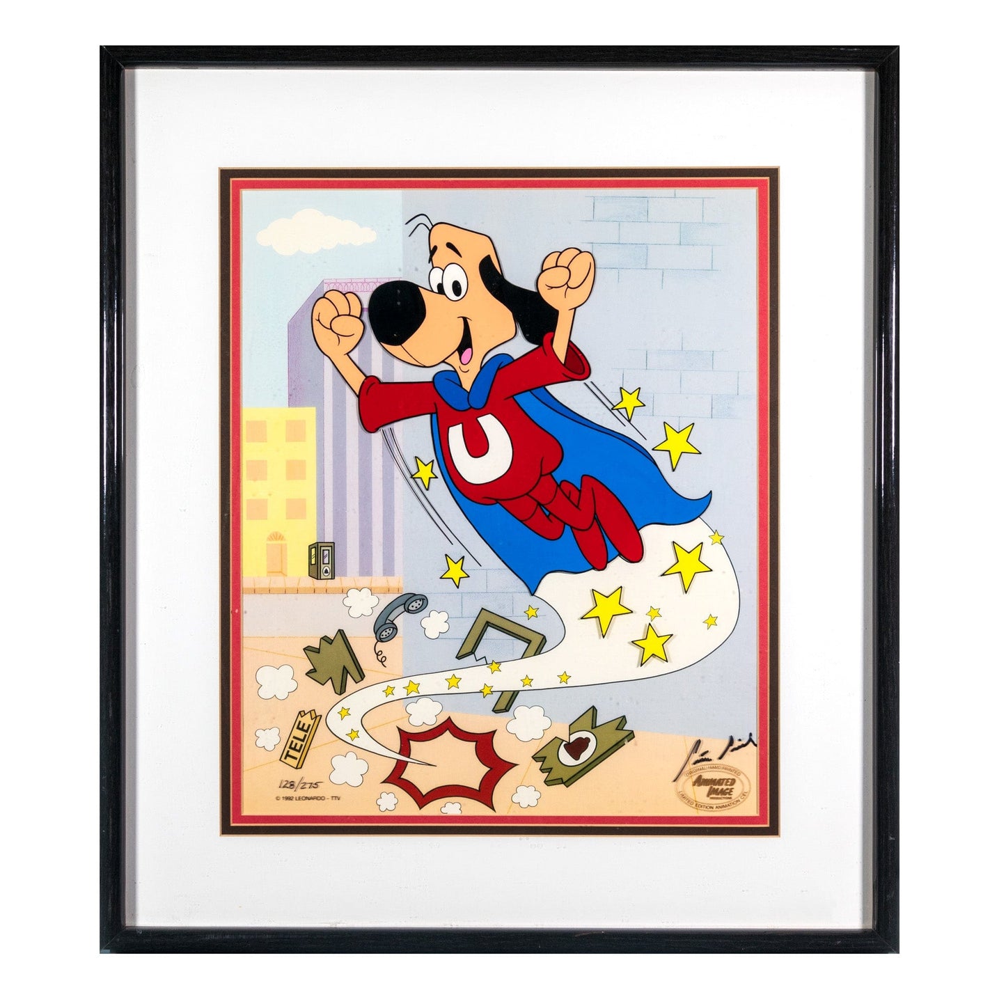 Animation Image Production; Underdog Signed By Peter Piech Art Gold & Silver Pawn Shop