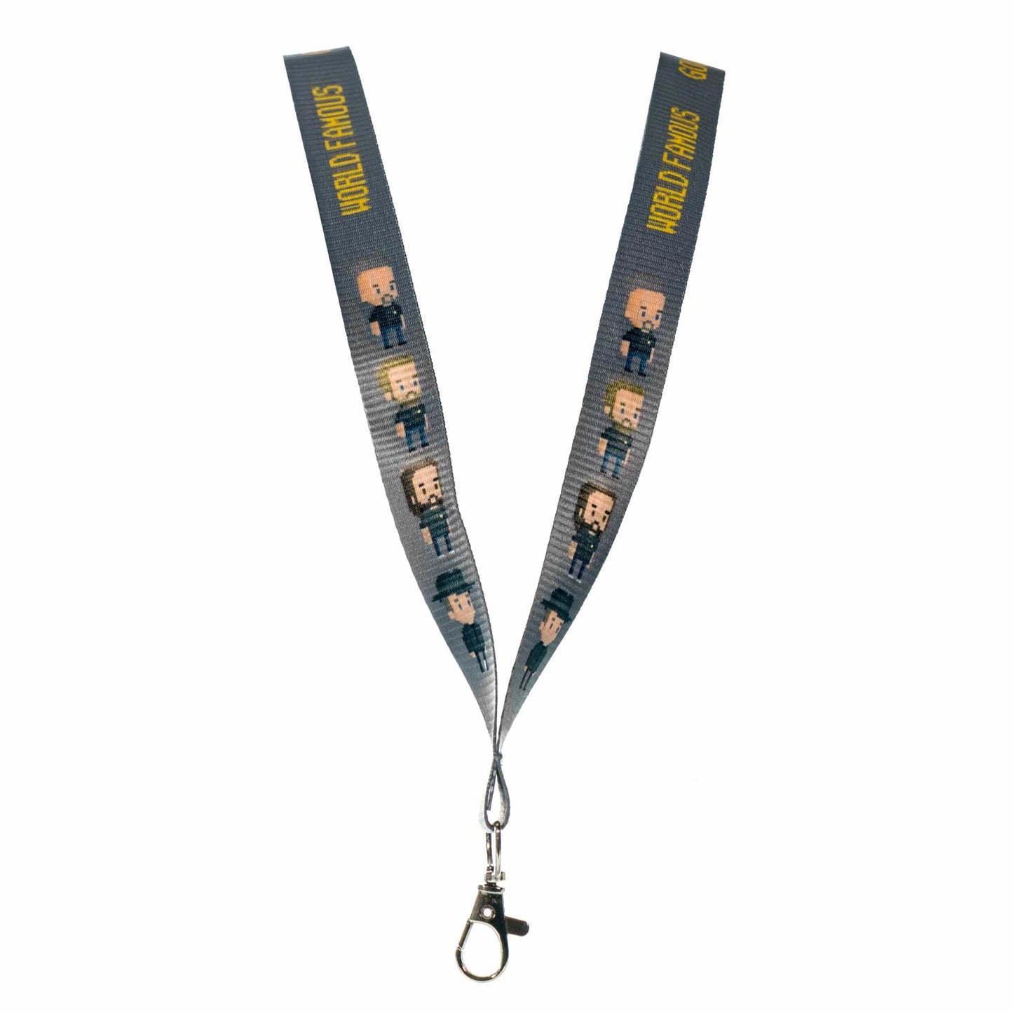 "The Guys" Pixel Lanyard Gold & Silver Pawn Shop