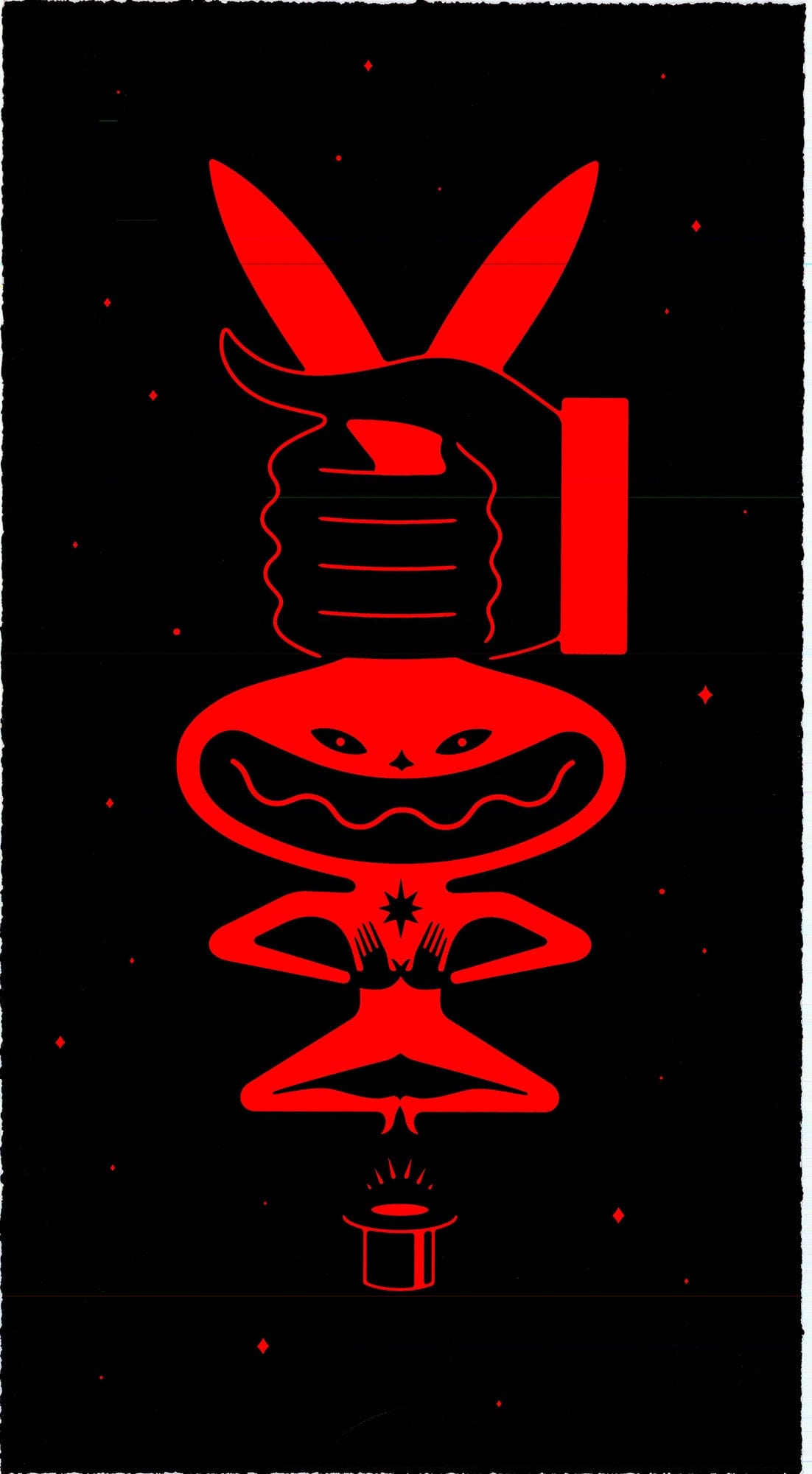 Cleon Peterson; Abracadabra - Red Art G S Pawn