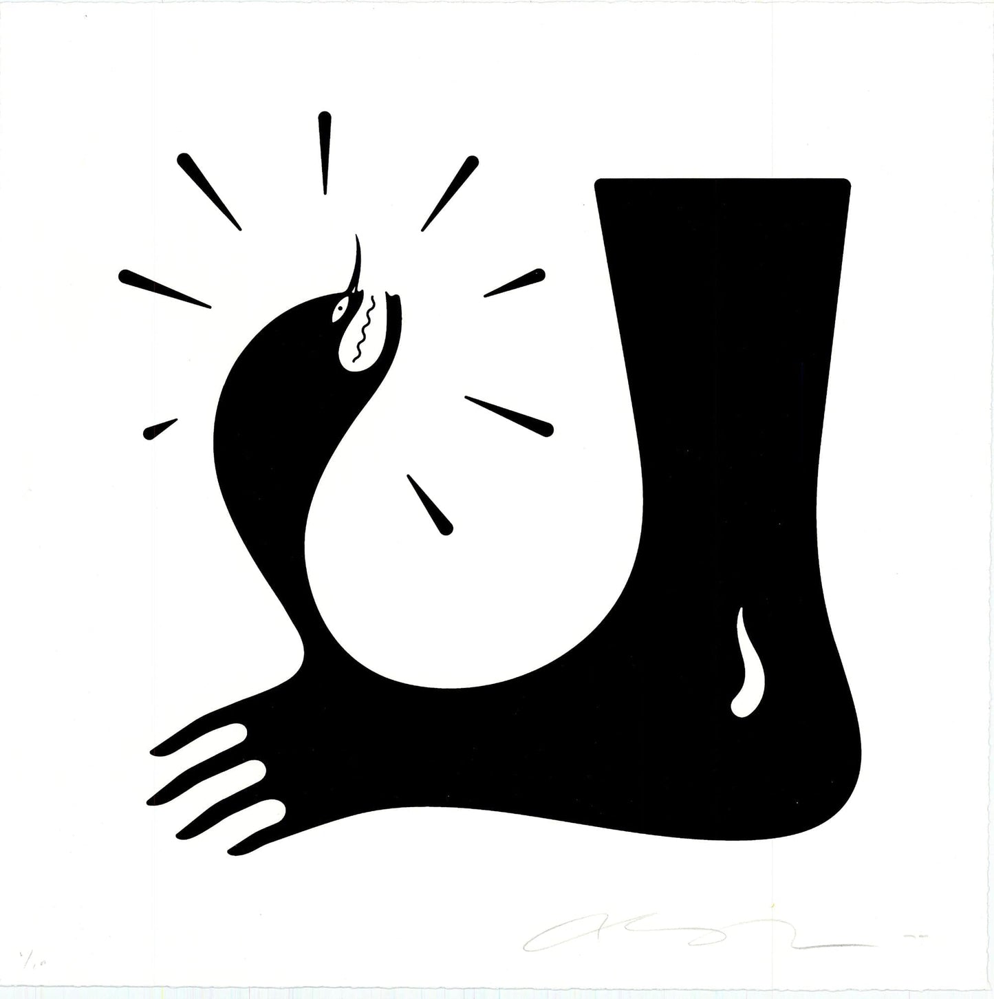 Cleon Peterson; Stubbed Toe - Black Art G S Pawn