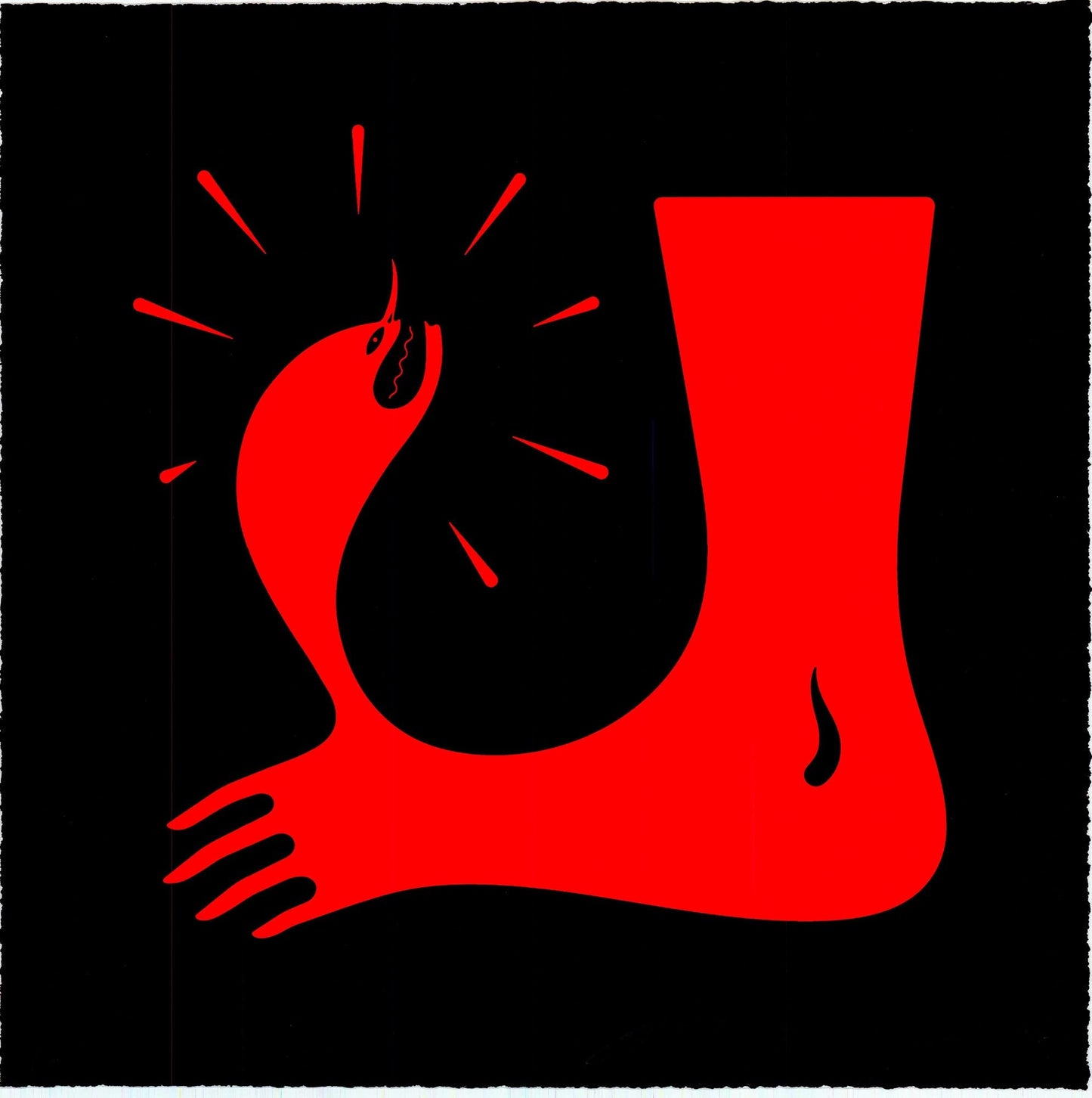 Cleon Peterson; Stubbed Toe - Red Art G S Pawn