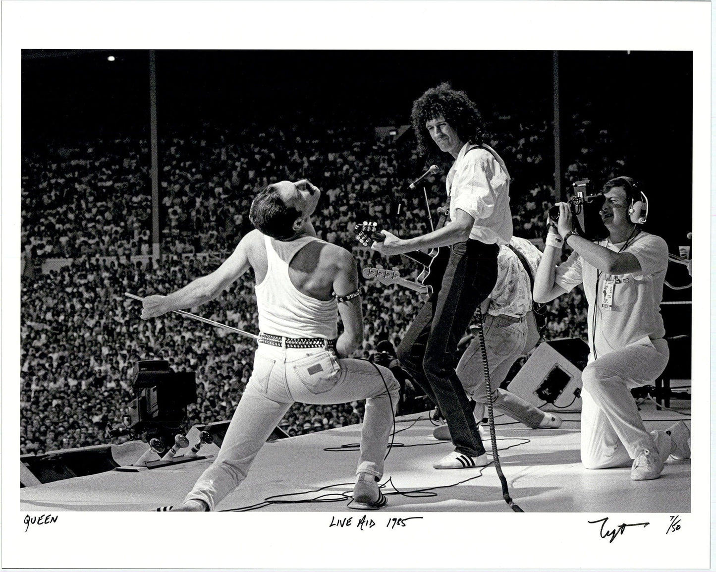Neal Preston; Queen - Live Aid 1985 Art G S Pawn