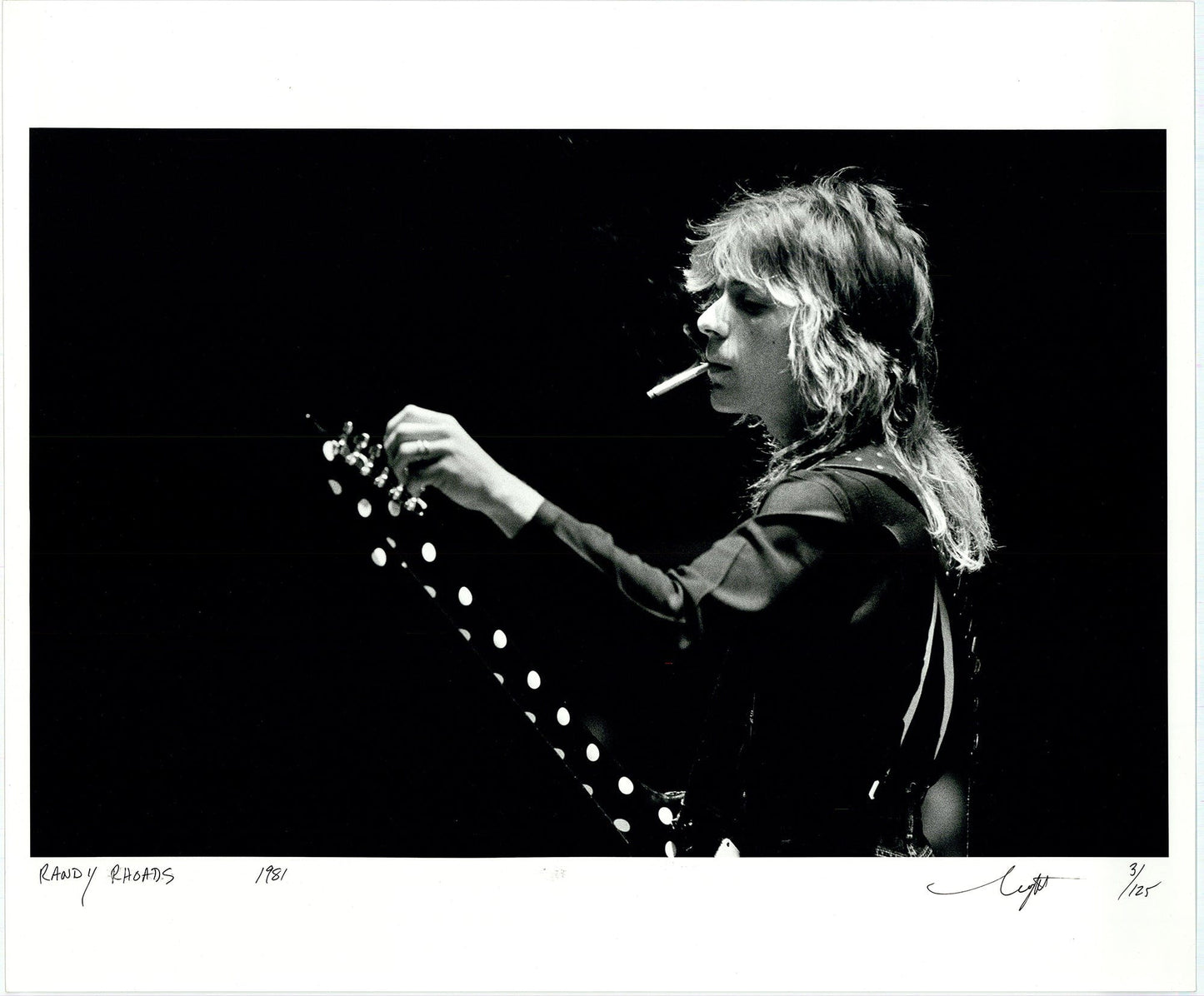 Neal Preston; Randy Rhoads - 1981 Art G S Pawn