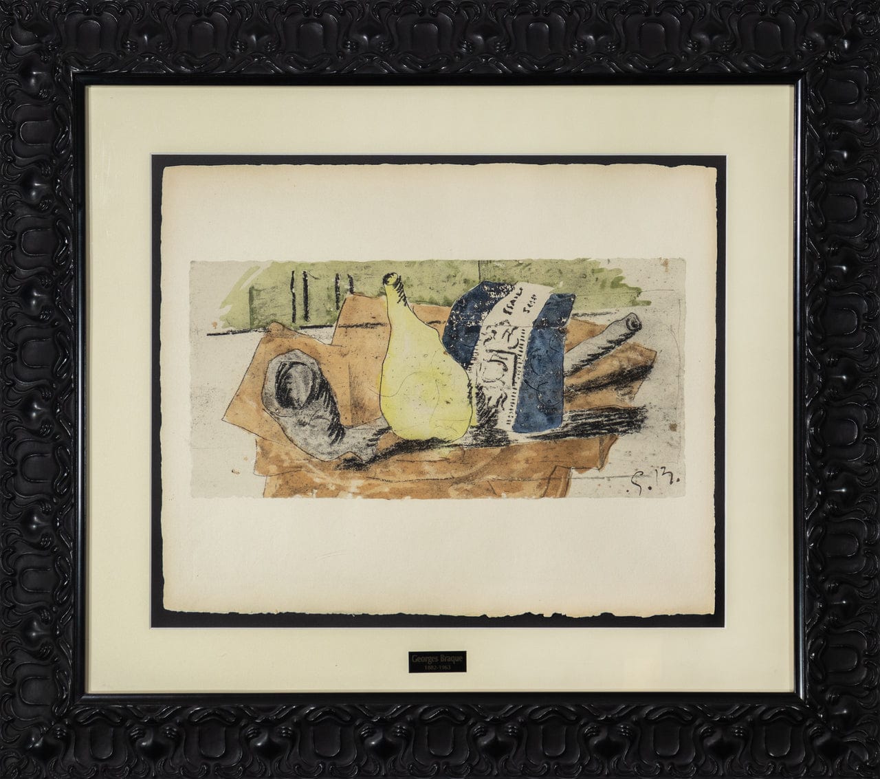Georges Braque; Le Paquet Blue Art G S Pawn