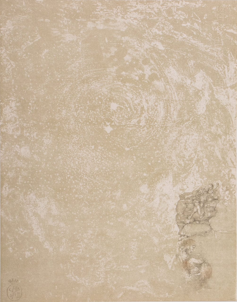 Salvador Dali; Don Quichotte Reading in His Room Art G S Pawn