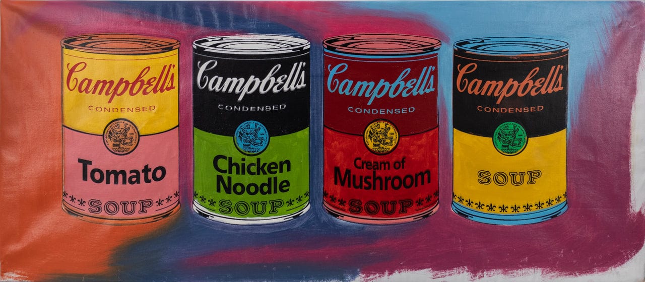 Steve Kaufman; Campbell's Soup Art G S Pawn