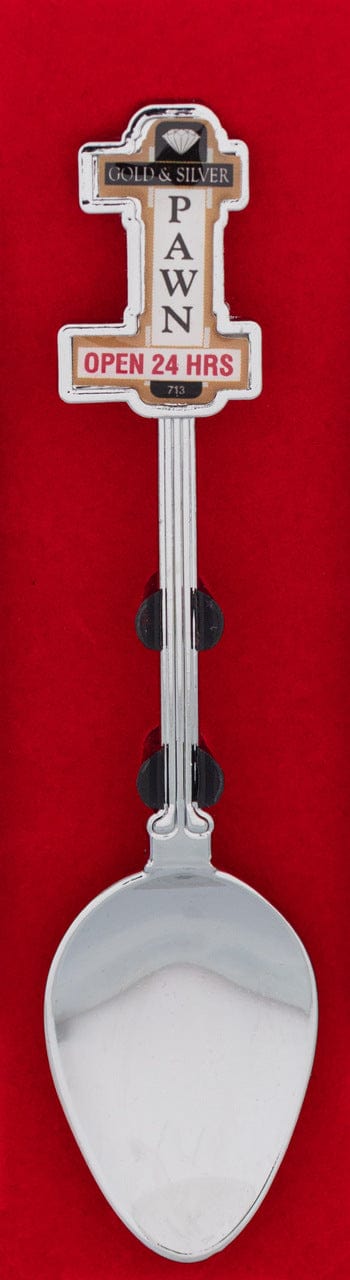 Gold & Silver Pawn Souvenir Spoon G S Pawn