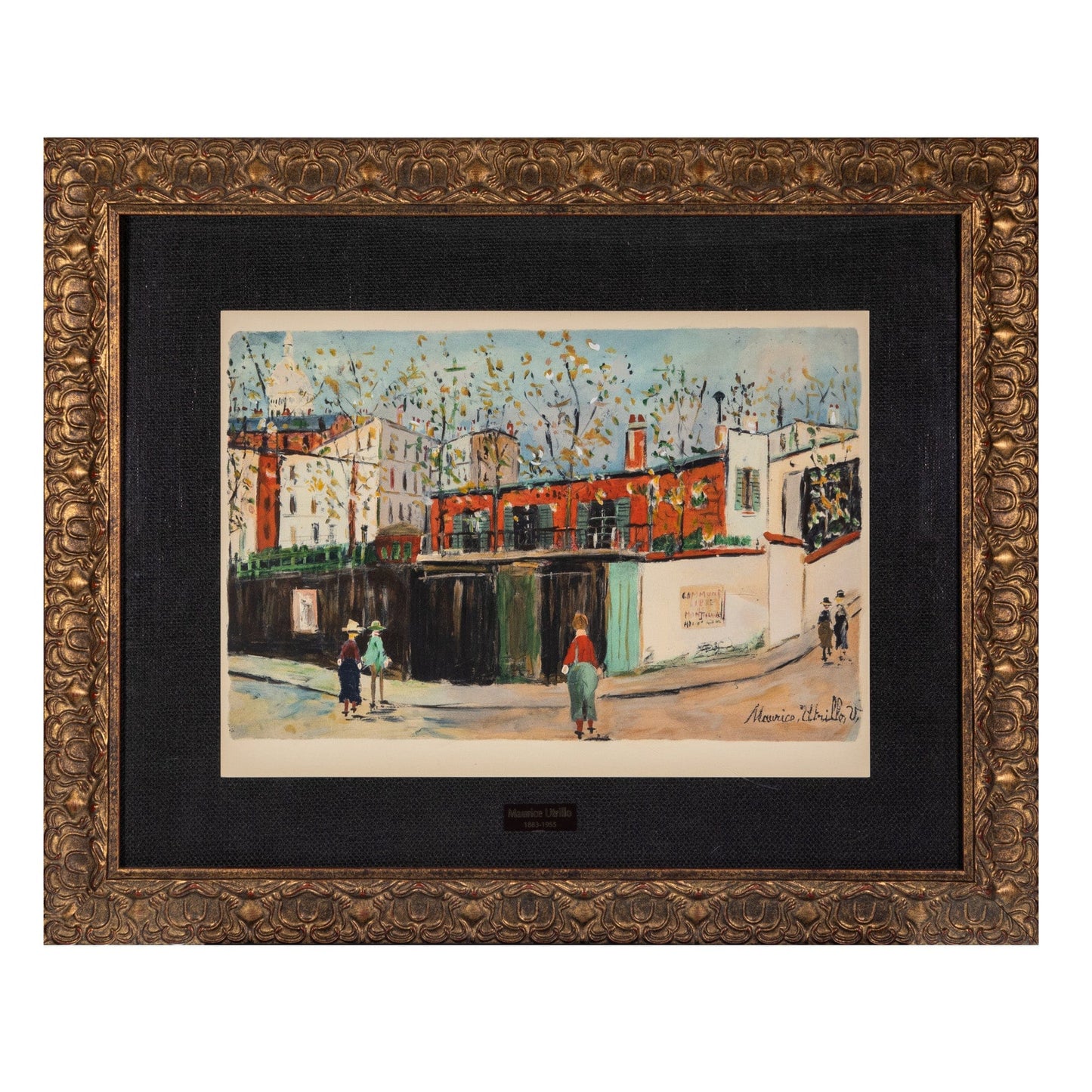 Maurice Utrillo; Montmart Art Gold & Silver Pawn Shop