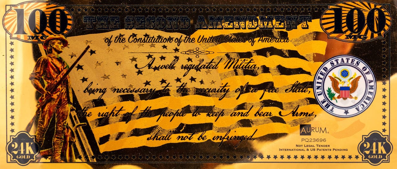 Second Amendment 24k Gold Note G S Pawn