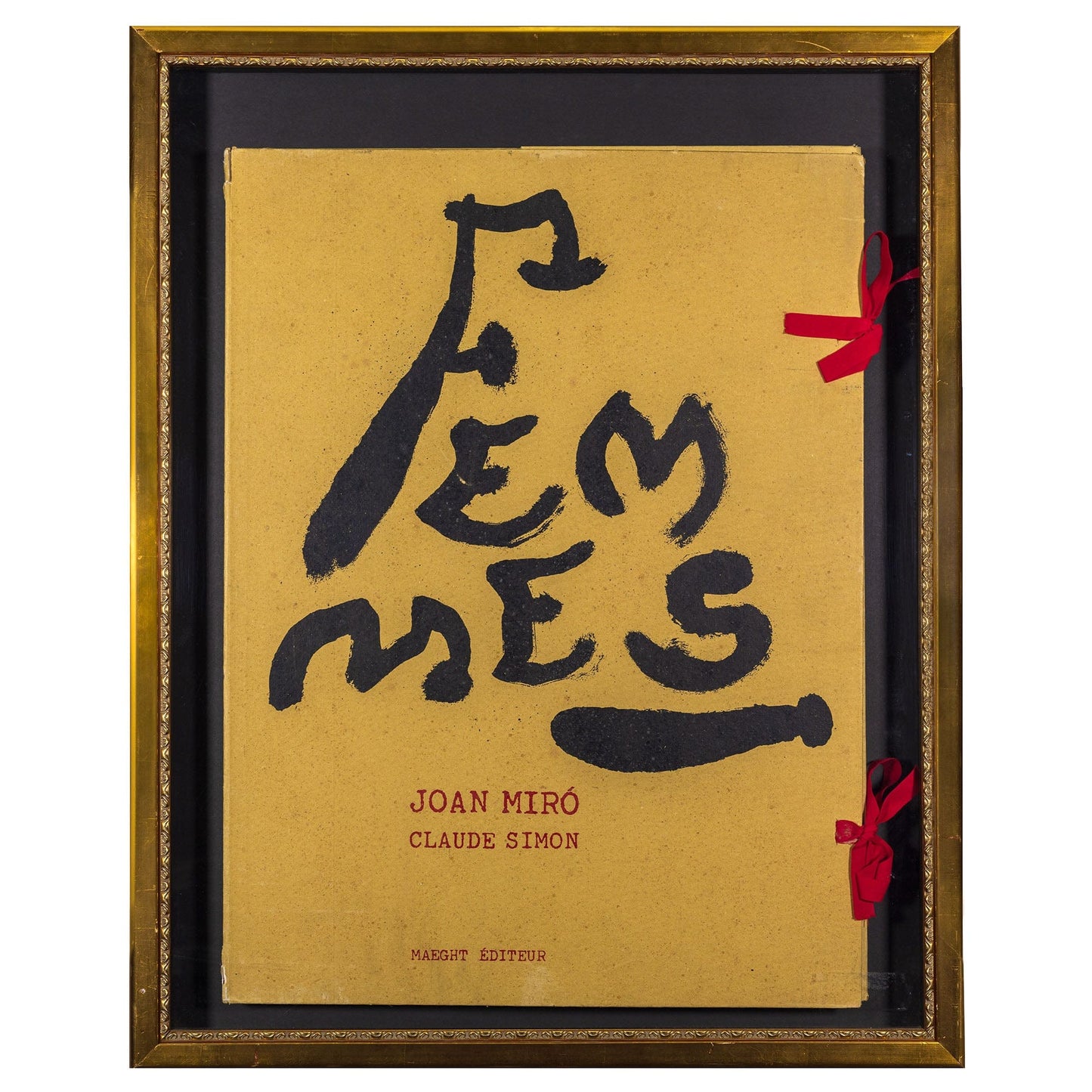 Joan Miró; Art Femes Framed Cover Art G S Pawn