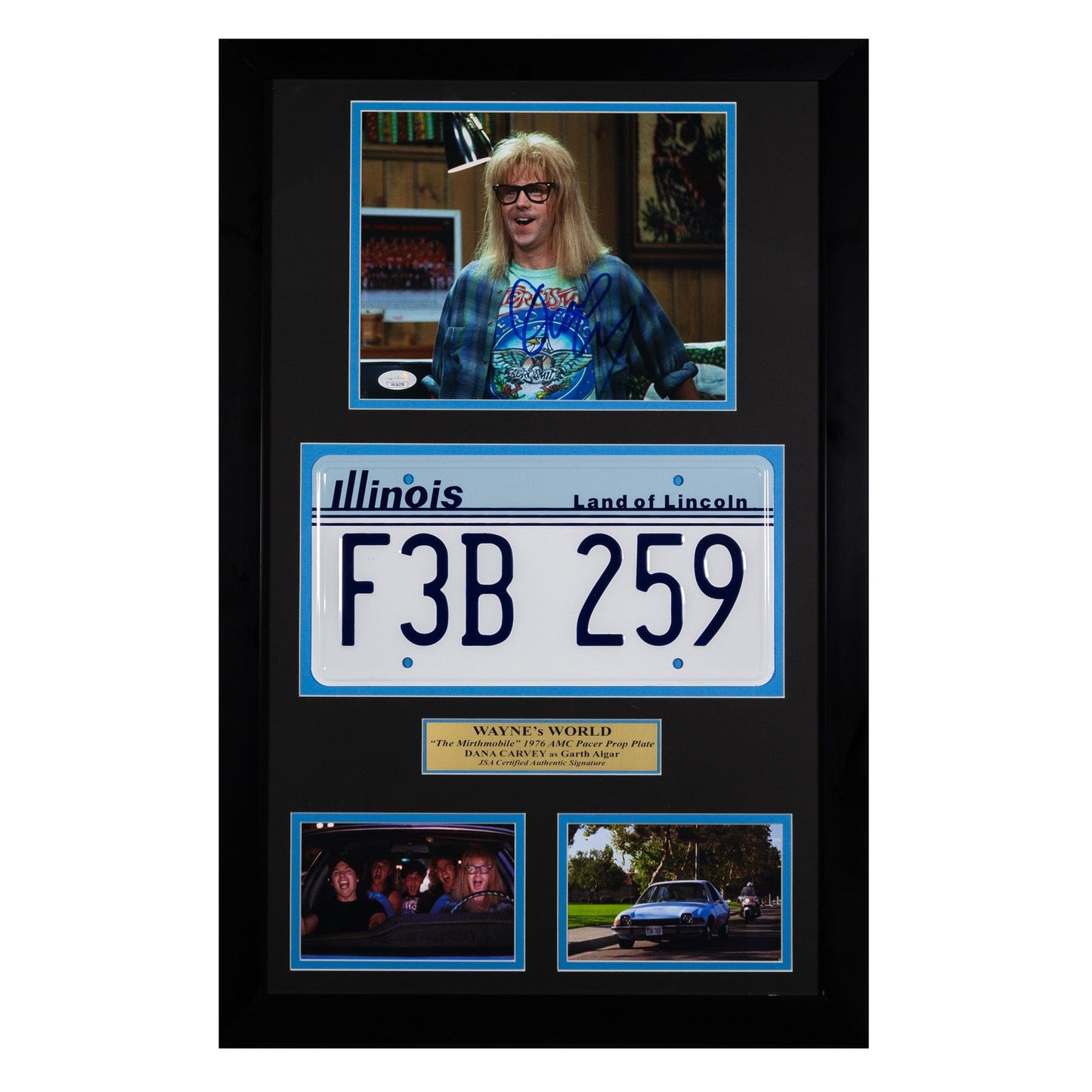 Dana Carvey Autographed Wayne's World Memorabilia Gold & Silver Pawn Shop