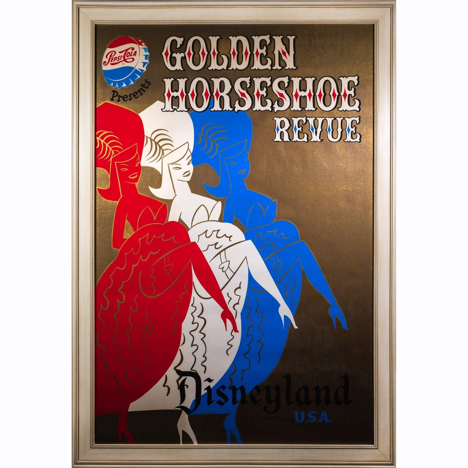Golden Horseshoe Revue Disneyland Attraction Poster ZOOM