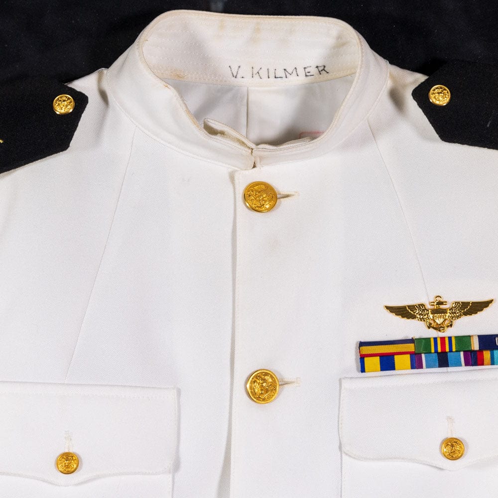 Val Kilmer Screen Worn "Top Gun" Jacket Gold & Silver Pawn Shop