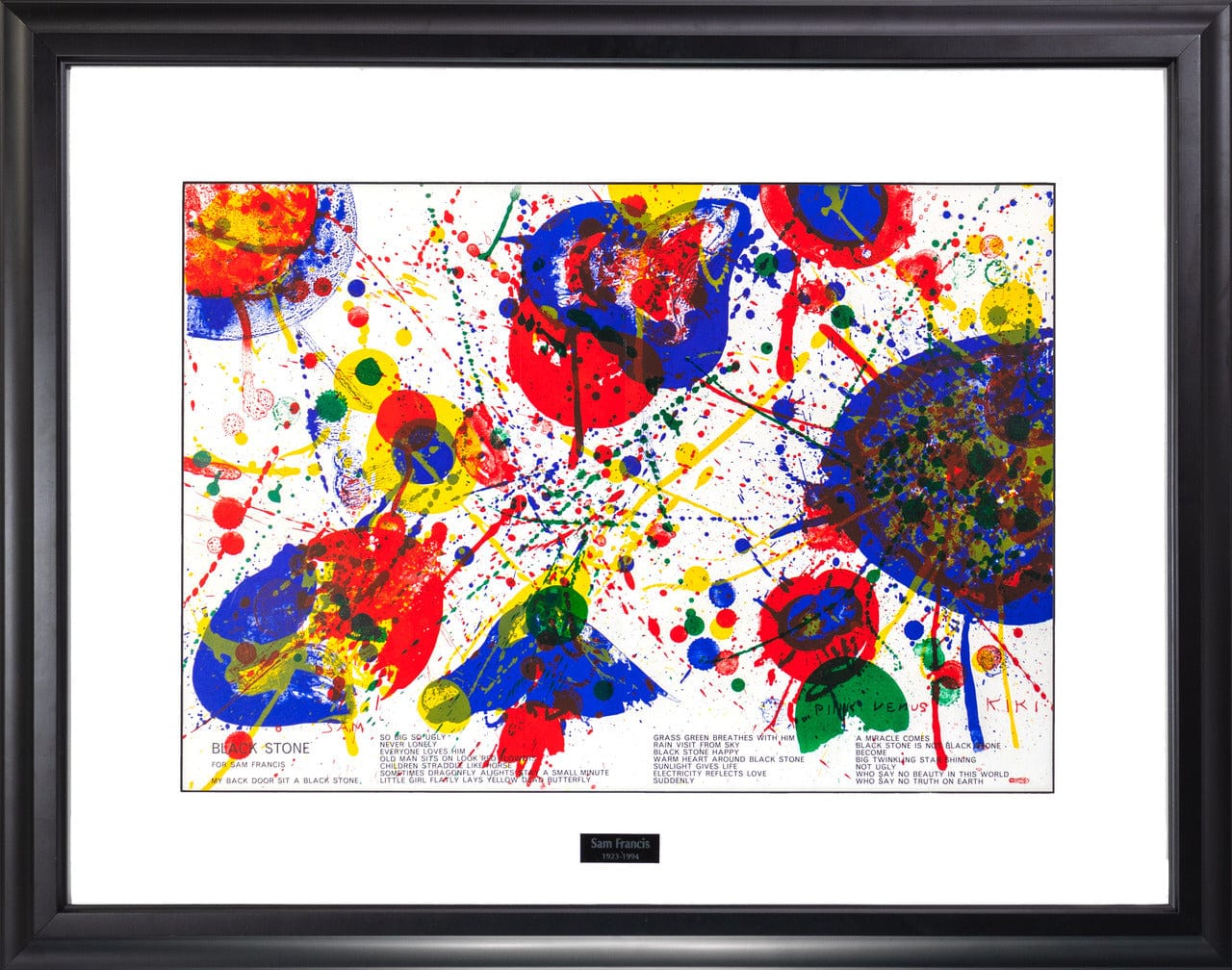 Sam Francis; “Once Cent Life” Art G S Pawn