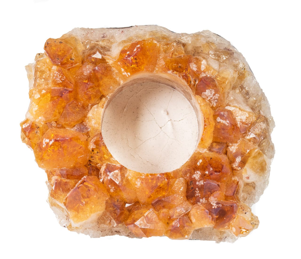 Citrine Crystal Front View 
