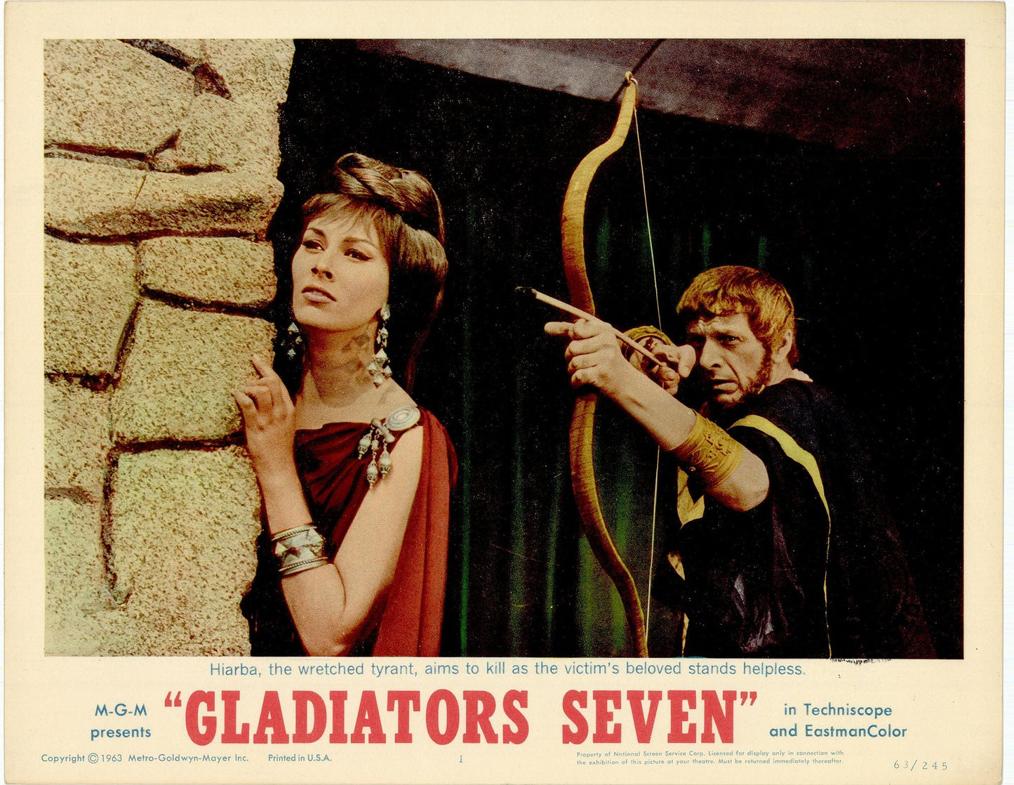 Gladiator Seven Movie Lobby Card