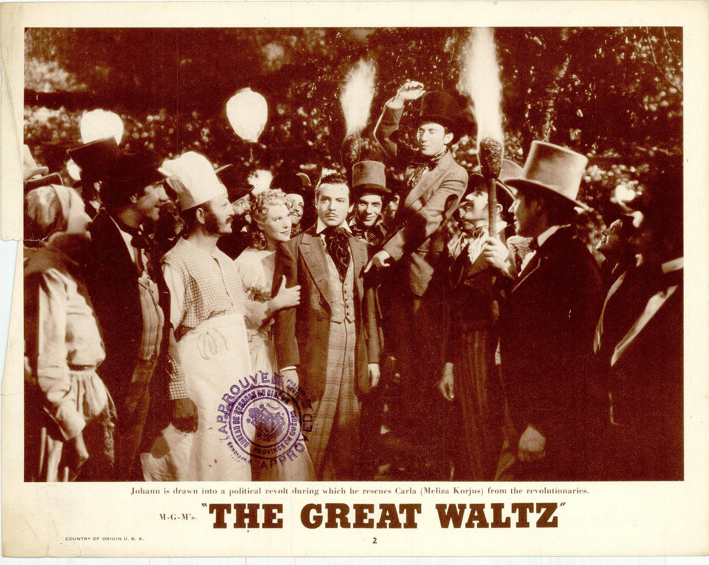 The Great Watltz: Original Lobby Card Bundle, 1938 (Re-release in 1962) Art G S Pawn