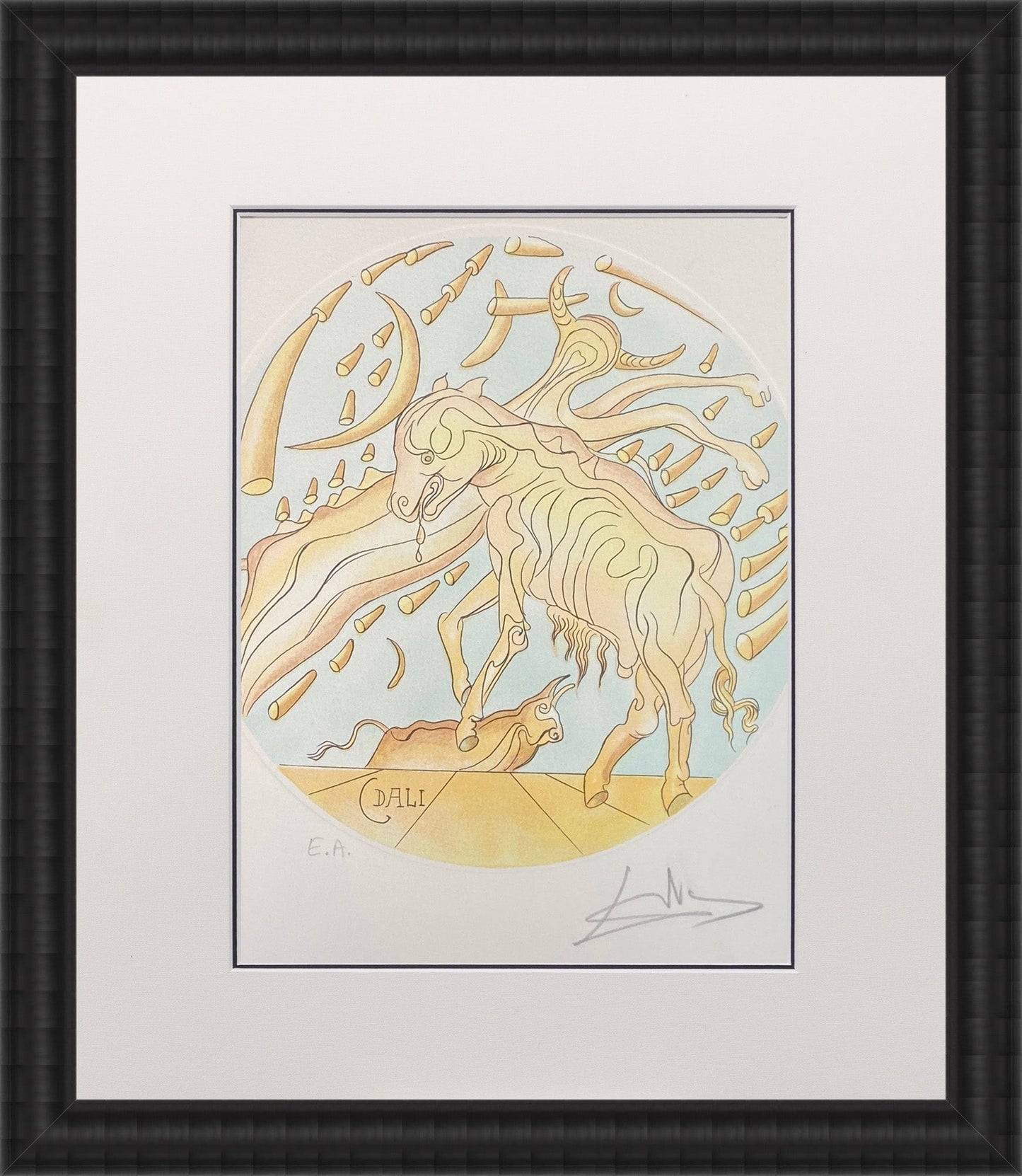 Salvador Dali (After); "Taurus" - Zodiac Suite Art G S Pawn