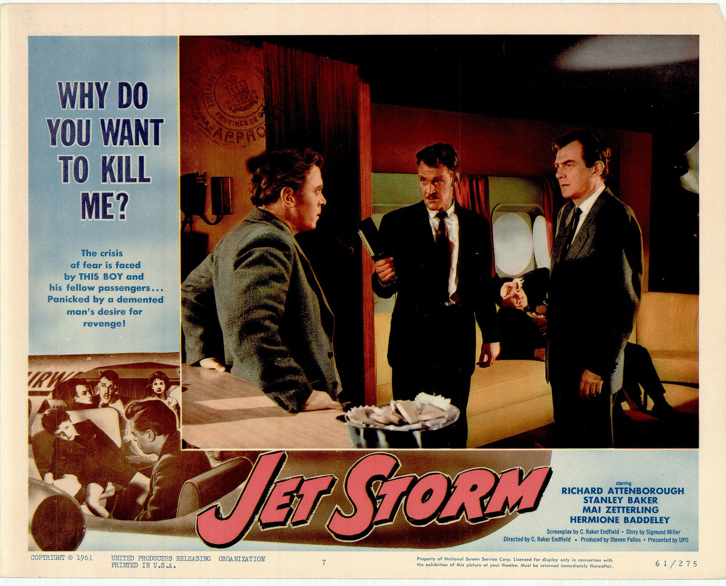 Jet Storm: Original Lobby Card Bundle, 1959 Art G S Pawn