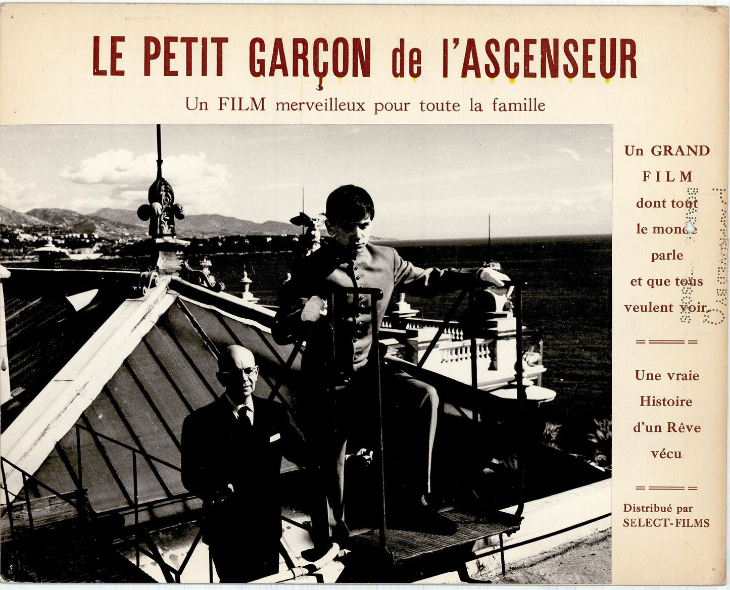 Le Petit Garçon de l'Ascenseur: Original Lobby Card Bundle, 1962 Art G S Pawn