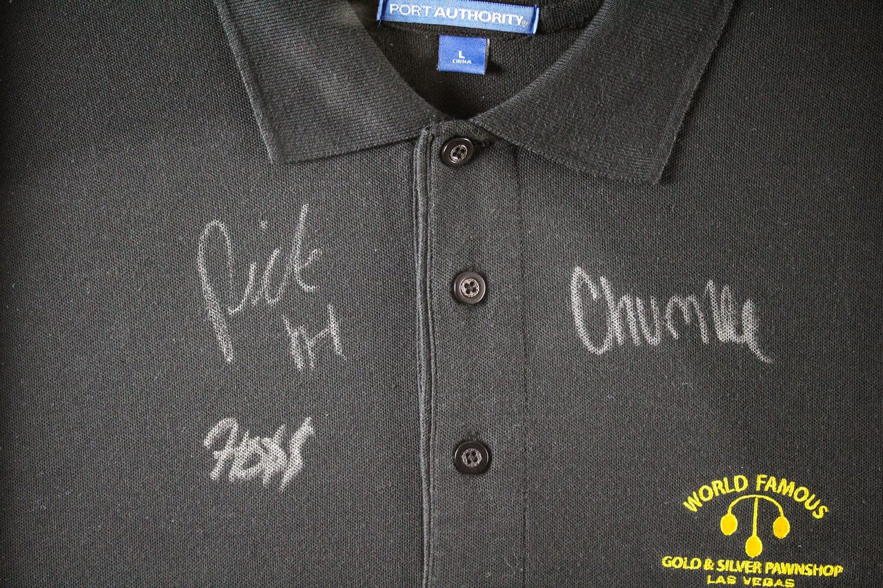 "Pawn Stars" Cast Signed Work Shirt G S Pawn