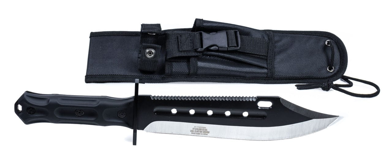 14.25” Survivor Fixed Blade Jungle Bowie Knife G S Pawn