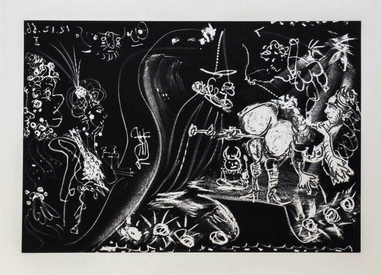 Pablo Picasso: Au Théâtre: Le Clystère, From Le Cocu Magnifique, 1966-68 Art G S Pawn