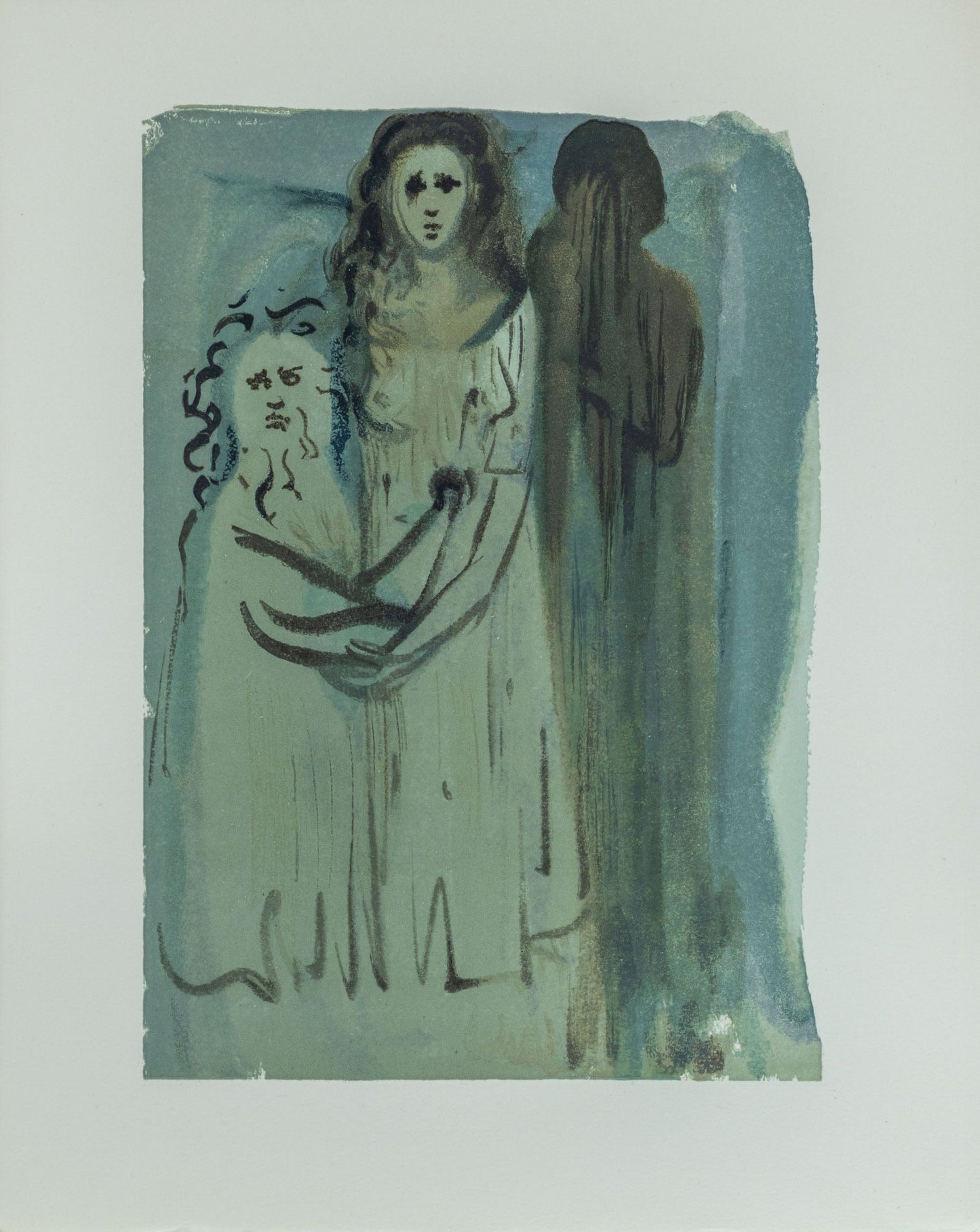 Salvador Dalí: The Smoke of Irascibility, Purgatory Canto 16, the Divine Comedy Art G S Pawn