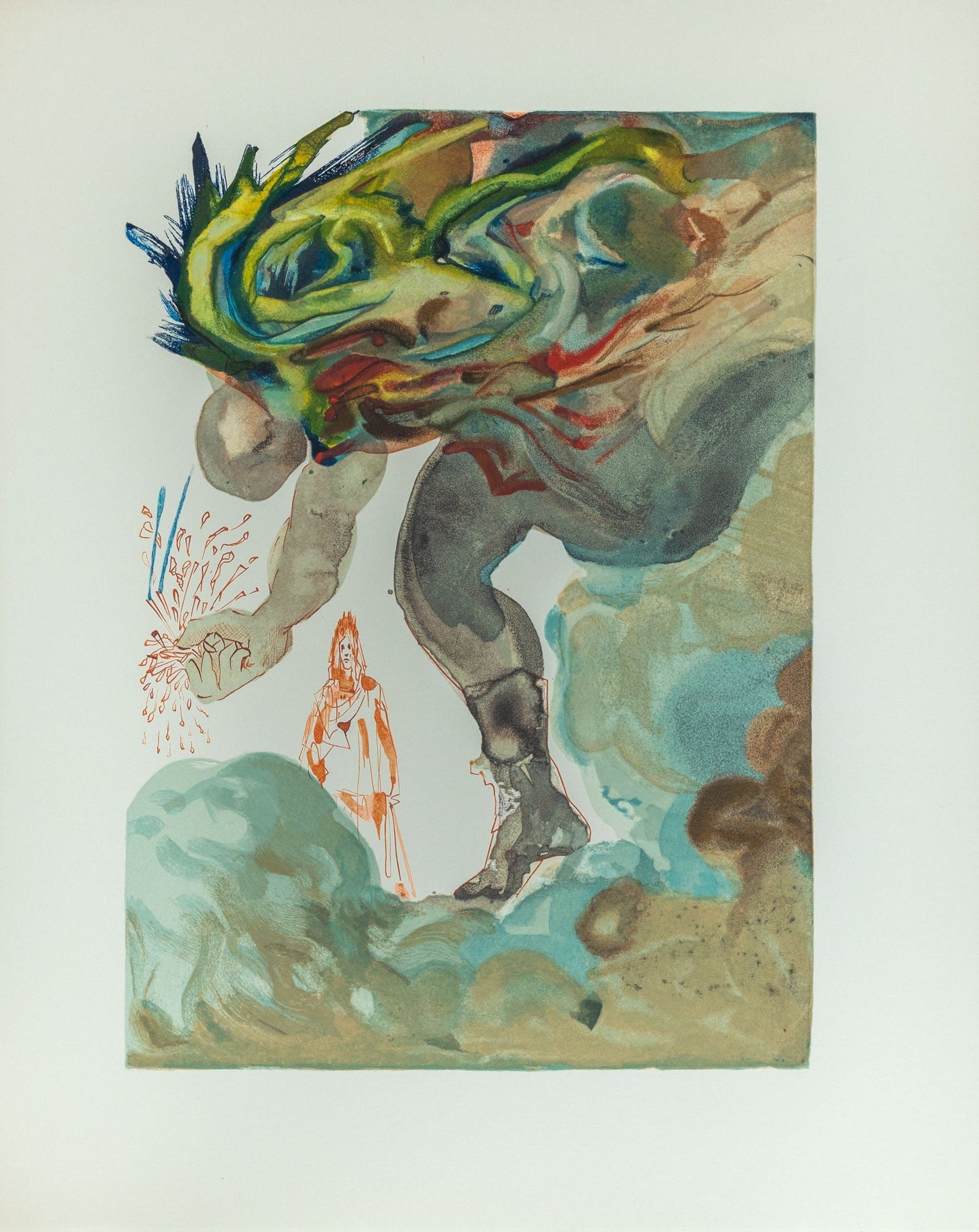 Salvador Dali - The Prophecy of Vanni Fucci Art G S Pawn