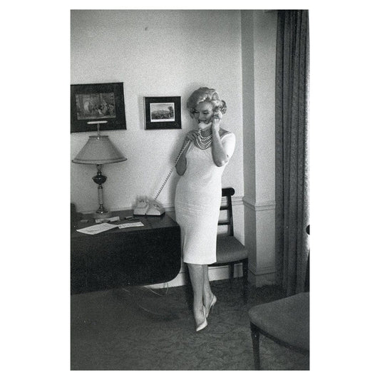 Marilyn Monroe Vintage Style Postcard - On the Phone