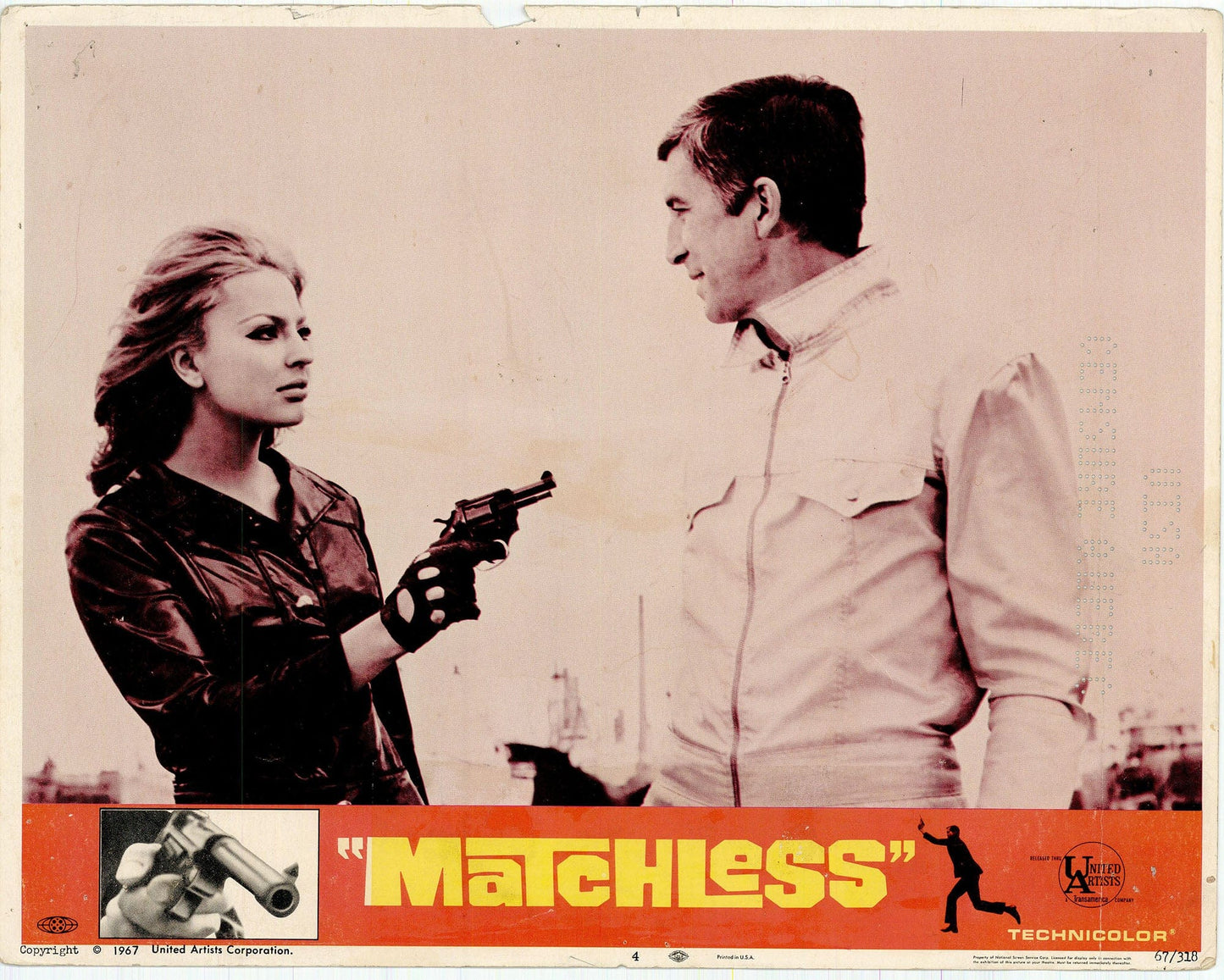 Matchless: Original Lobby Card Bundle, 1967 Art G S Pawn