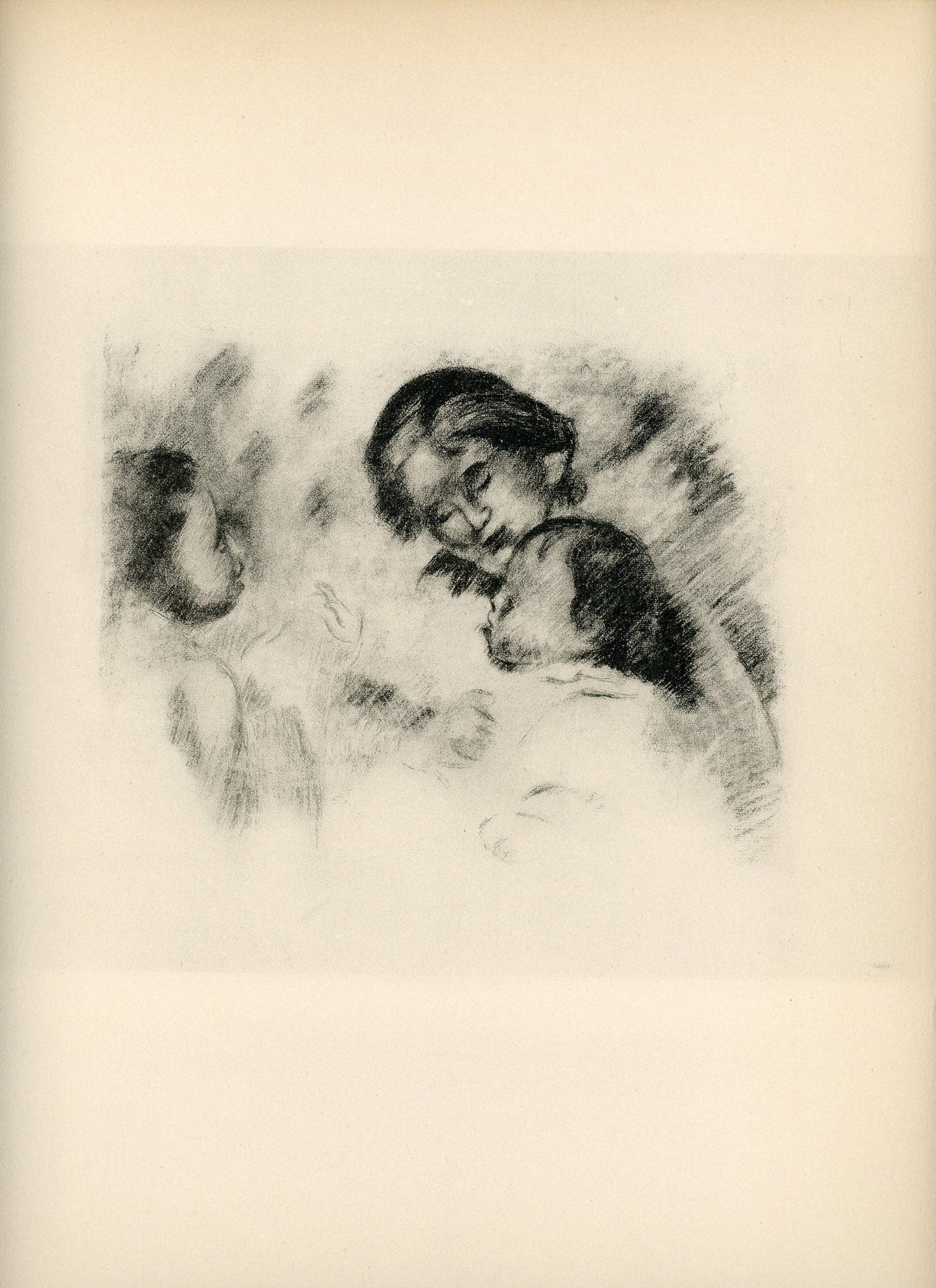 After Renoir - Mere Enfants Art G S Pawn