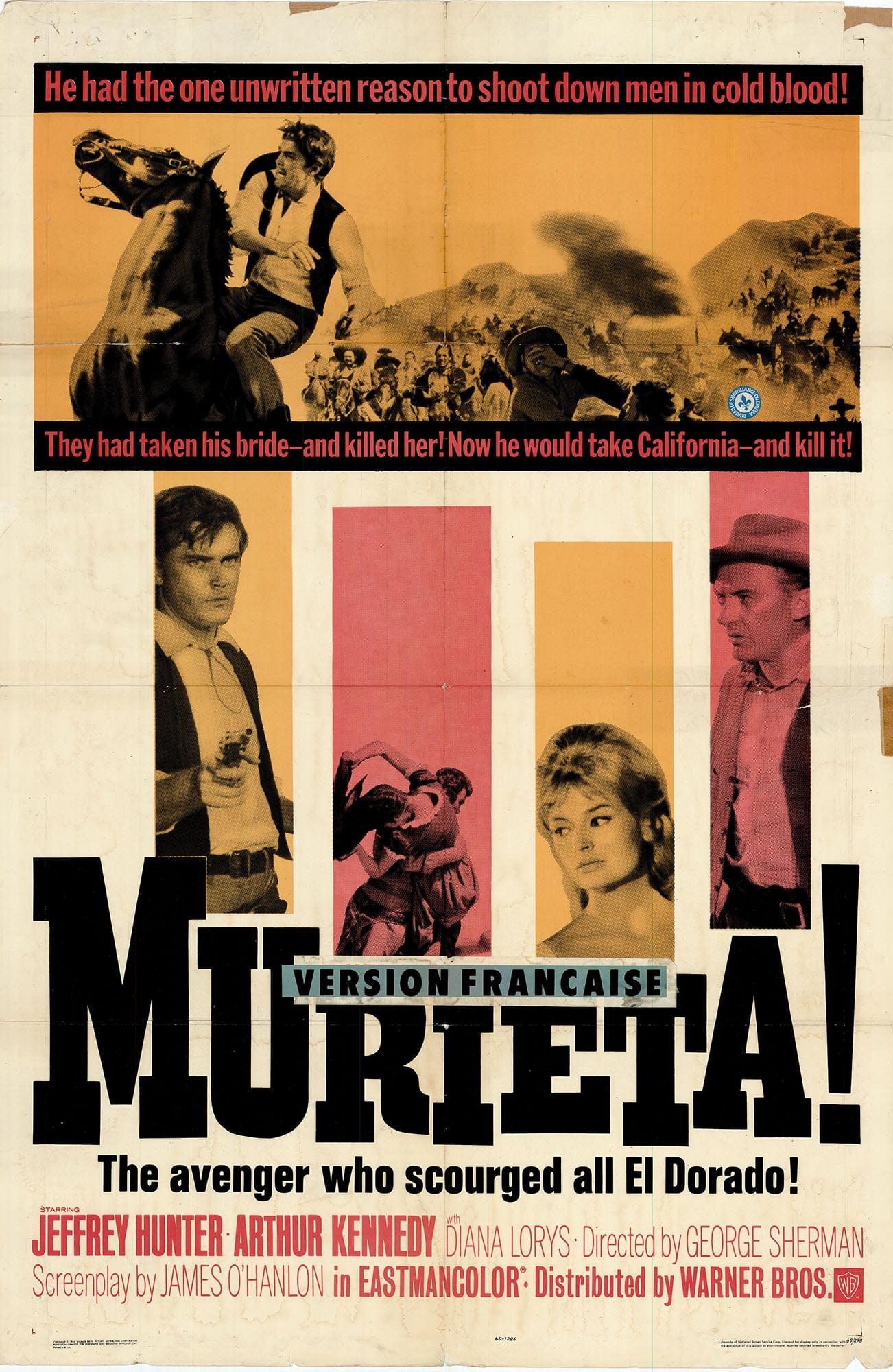 Murieta!: Original One Sheet Movie Poster, 1965 Art G S Pawn