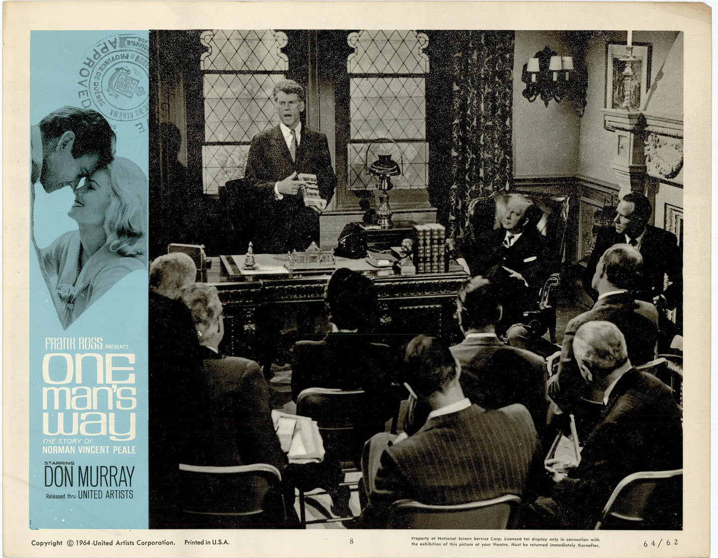 One Man's Way: Original Lobby Card Bundle, 1964 Art G S Pawn