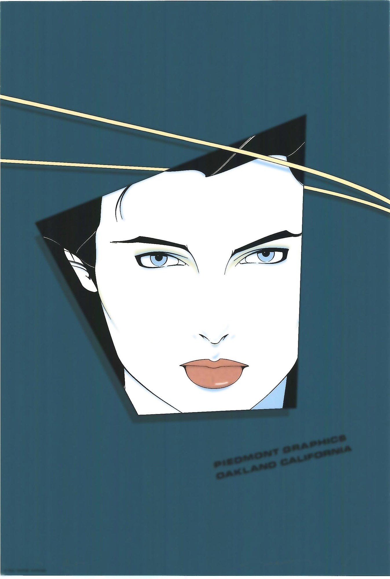 Patrick Nagel: Piedmont Graphics, Signed & Numbered Art Gold & Silver Pawn Shop