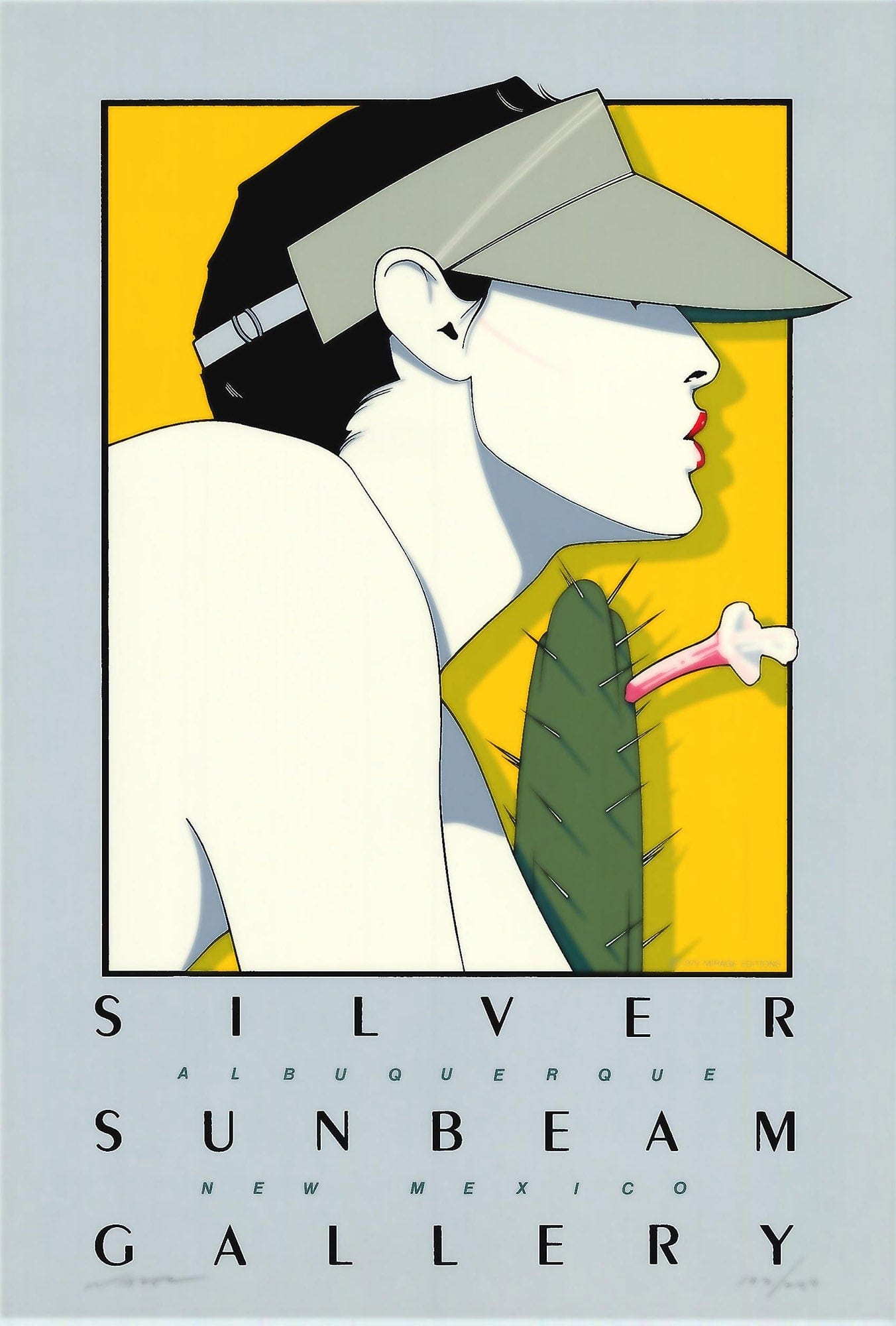Patrick Nagel: Silver Sunbeam Gallery, Signed & Numbered Art Gold & Silver Pawn Shop