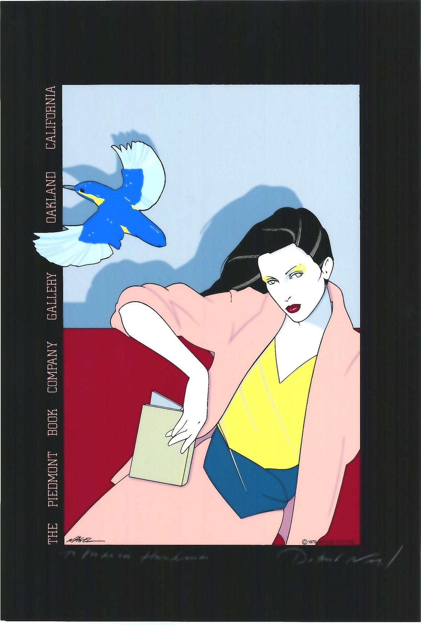 Patrick Nagel: The Piedmont Book Company, Signed & Numbered Art Gold & Silver Pawn Shop