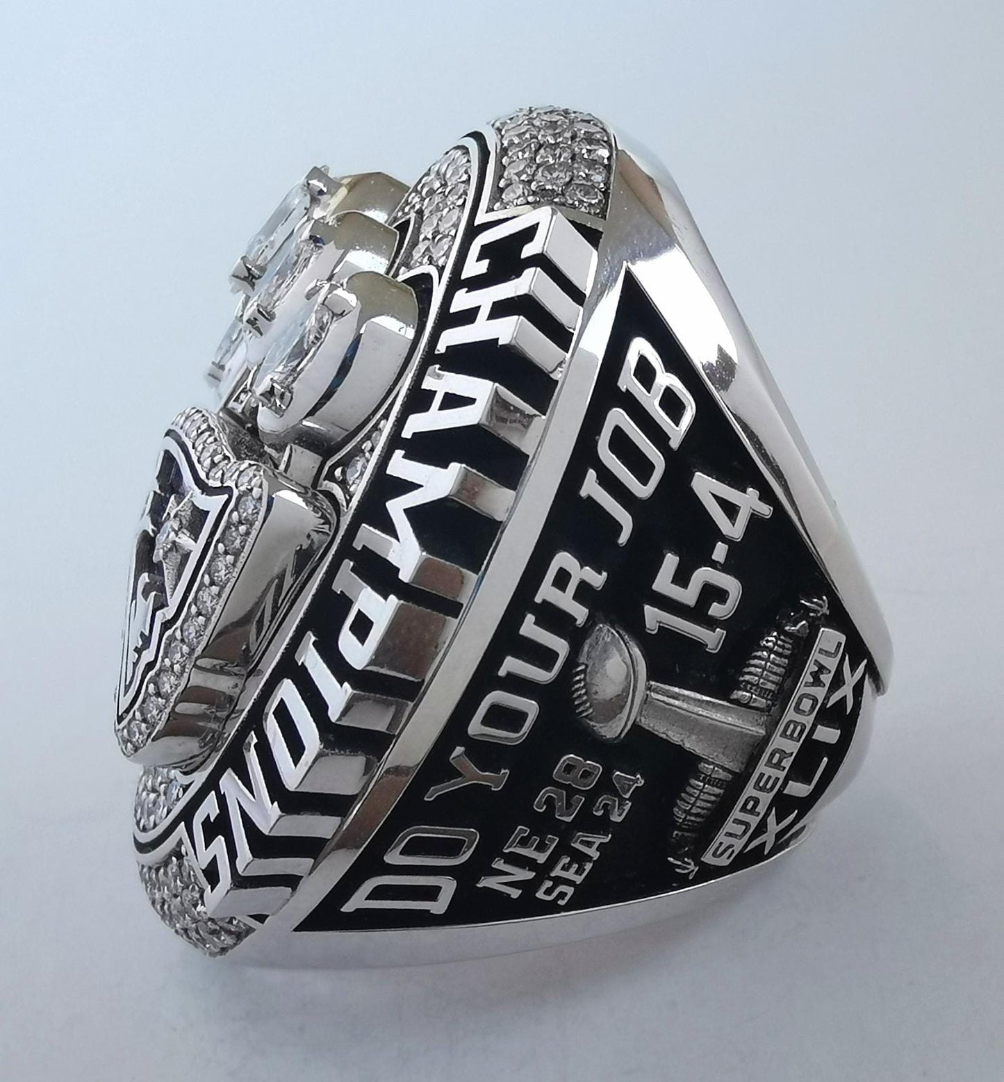 2014 New England Patriots Super Bowl XLIX Ring Gold & Silver Pawn Shop