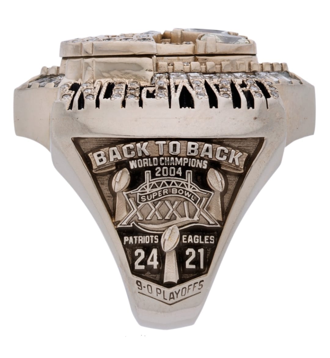 2004 New England Patriots Super Bowl XXXIX Ring G S Pawn