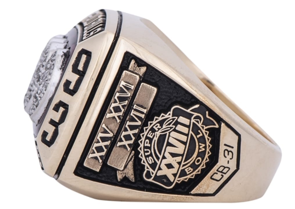 1993 Buffalo Bills AFC Championship Ring G S Pawn