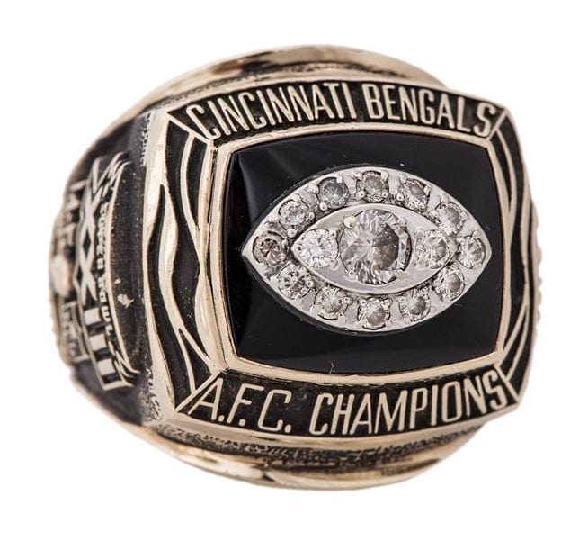 1988 Cincinnati Bengals AFC Championship Ring G S Pawn