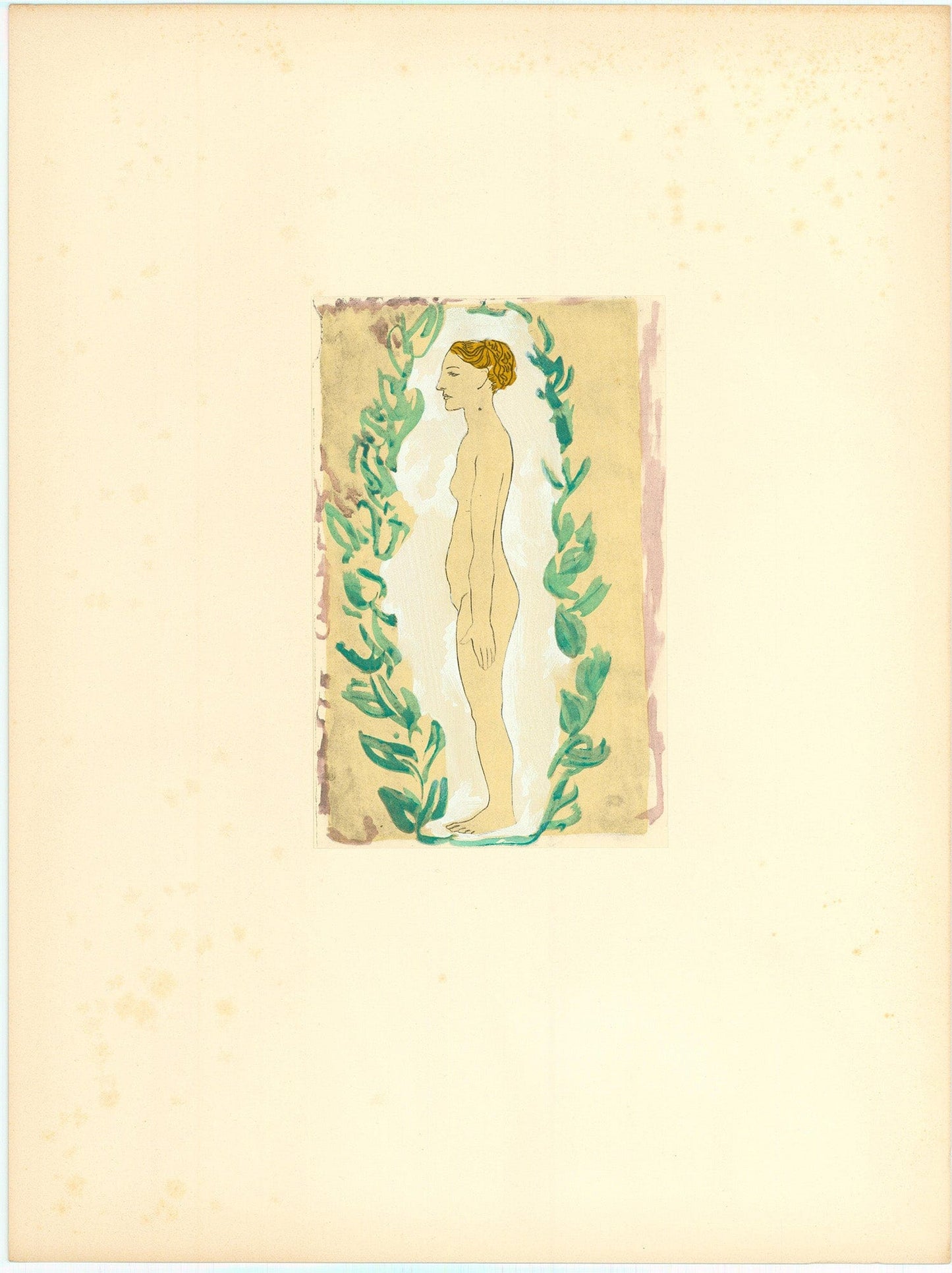 Pablo Picasso; Femme Nue Debout Art G S Pawn