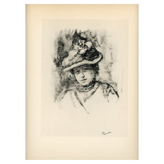 After Renoir - Portrait de Jeanne Baudot