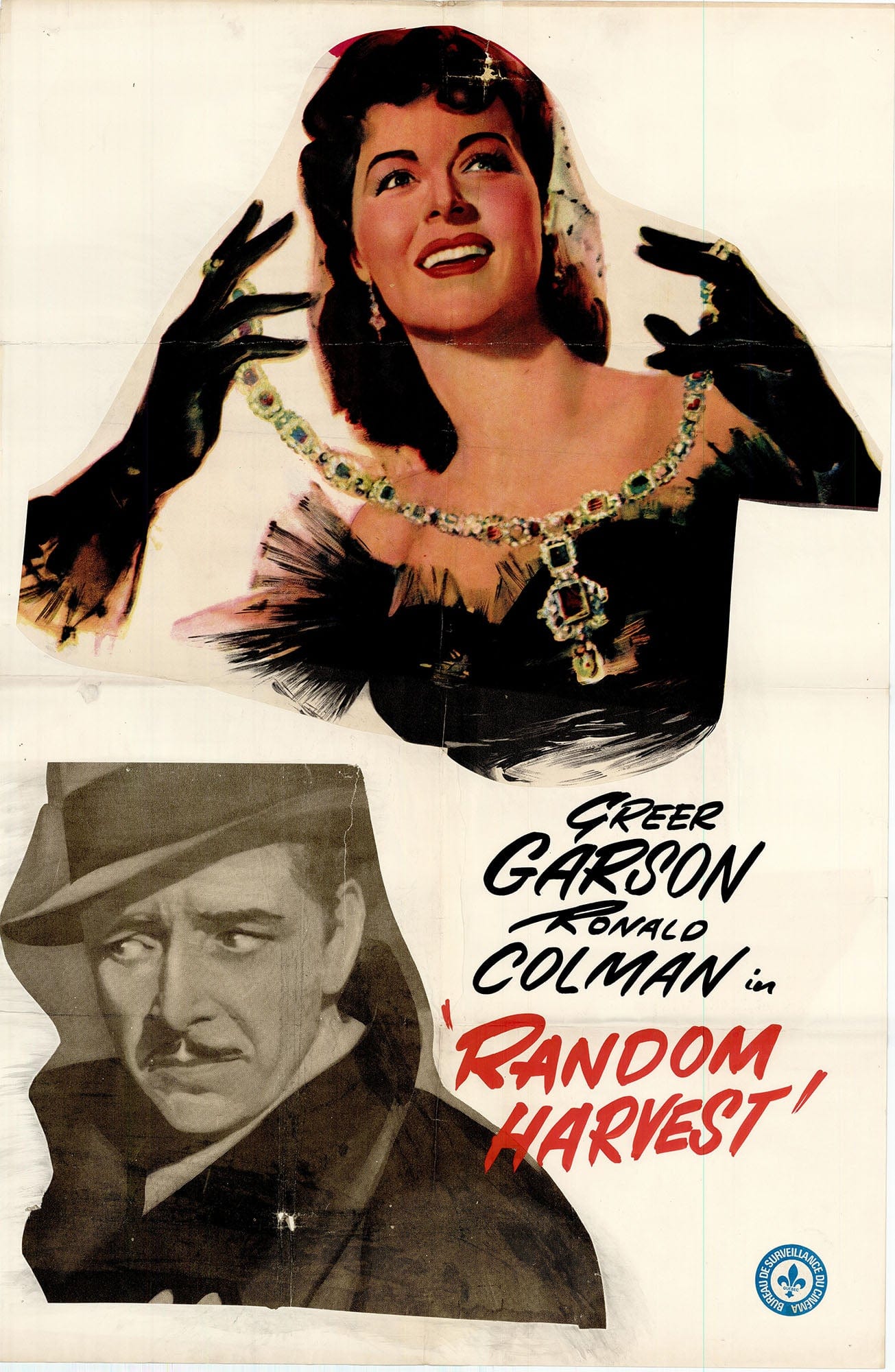 Random Harvest: Original One Sheet Movie Poster, 1942 Art G S Pawn