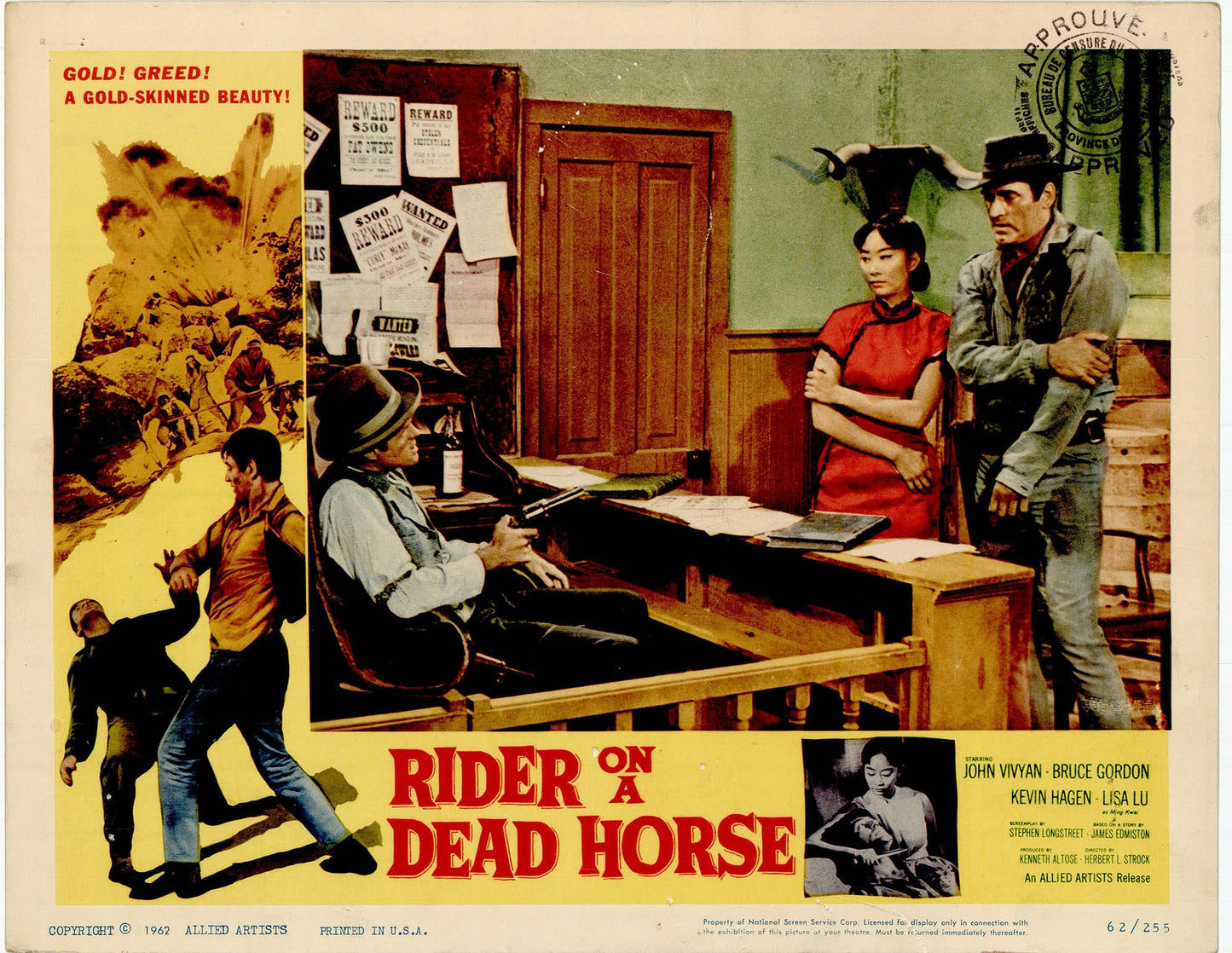Rider on a Dead Horse: Original Lobby Card Bundle, 1962 Art G S Pawn