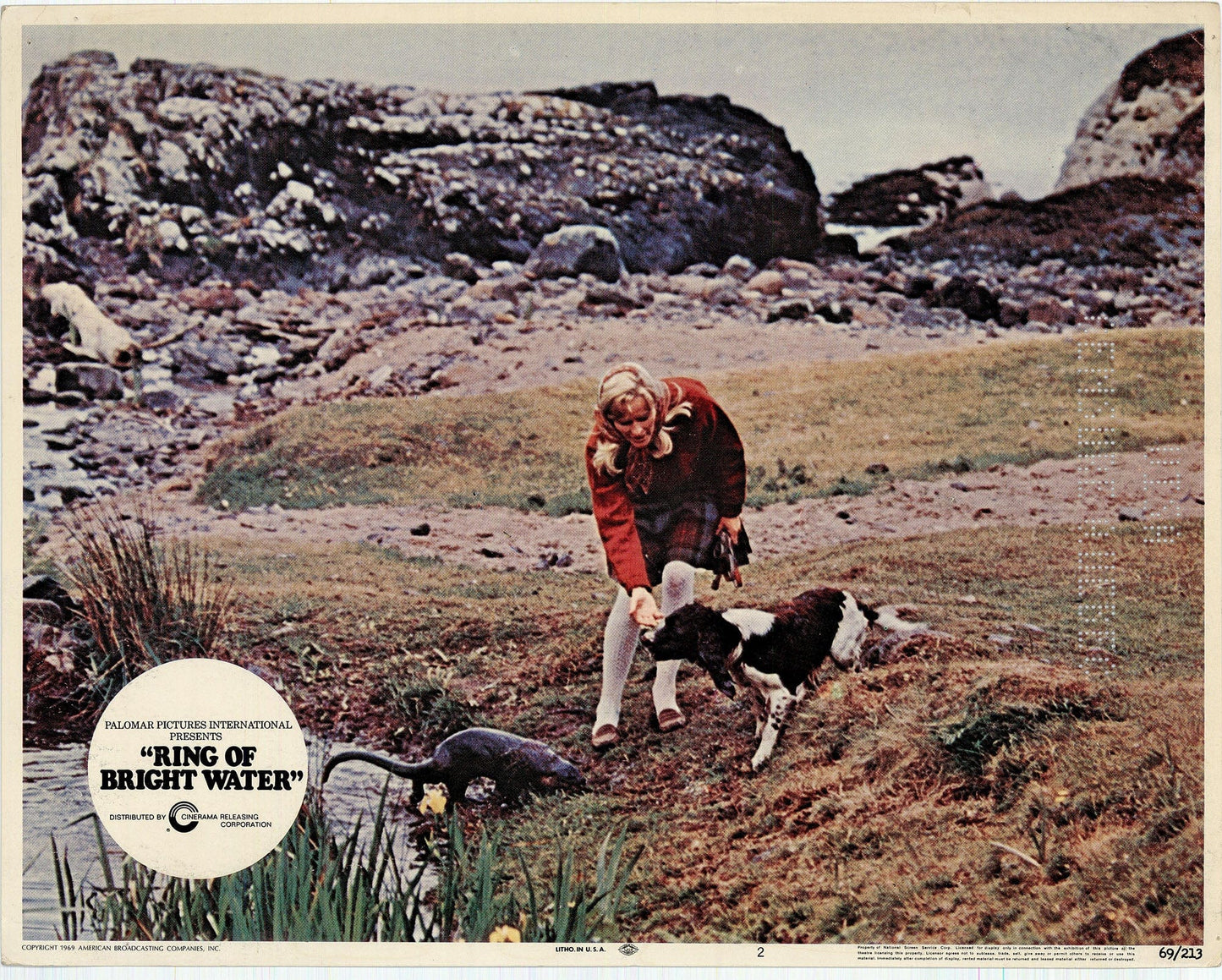 Ring of Bright Water: Original Lobby Card Bundle, 1969 Art G S Pawn